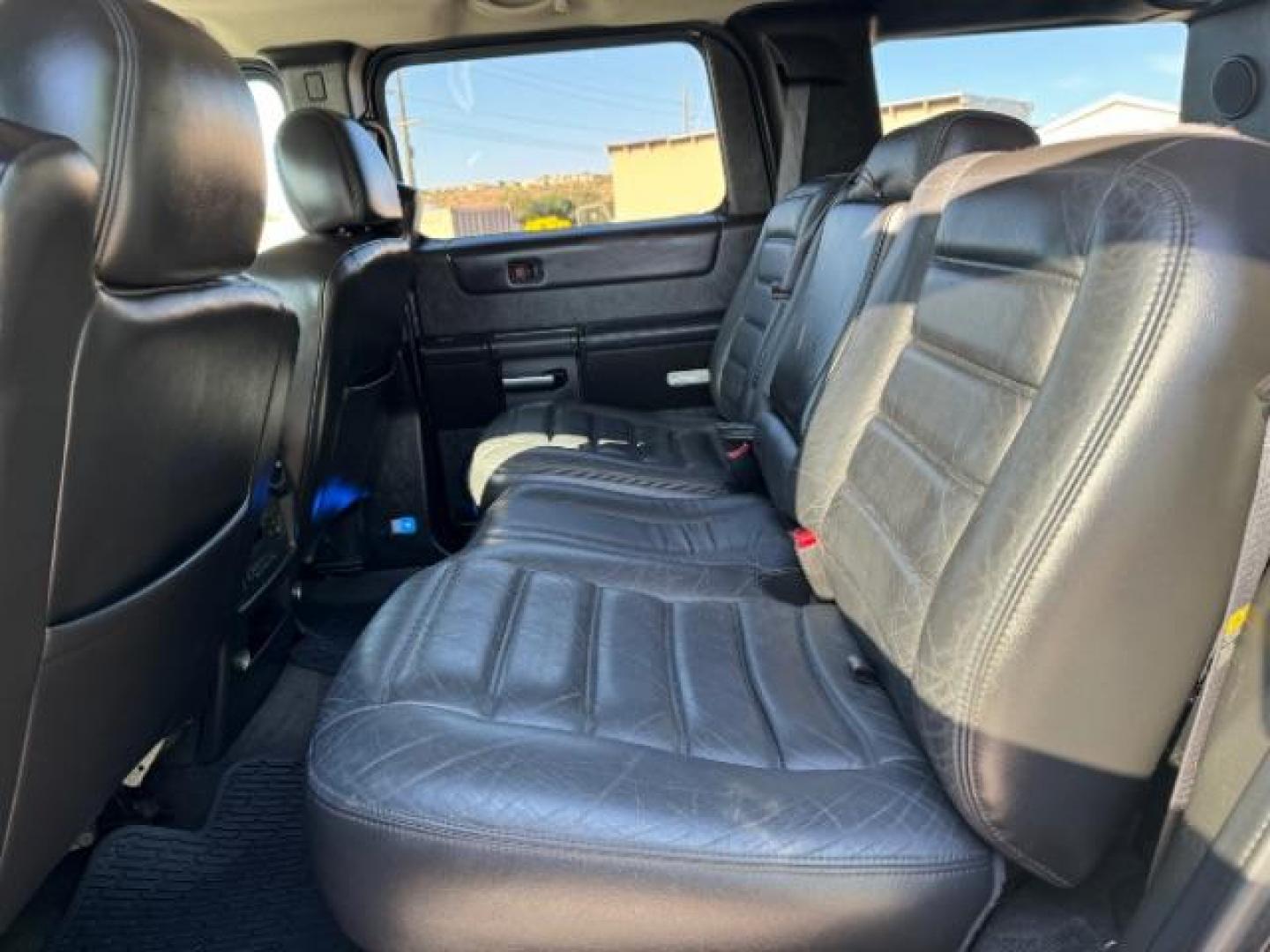 2005 Black /Ebony Leather Interior Hummer H2 SUV (5GRGN23U25H) with an 6.0L V8 OHV 16V engine, 4-Speed Automatic transmission, located at 1865 East Red Hills Pkwy, St. George, 84770, (435) 628-0023, 37.120850, -113.543640 - Photo#24