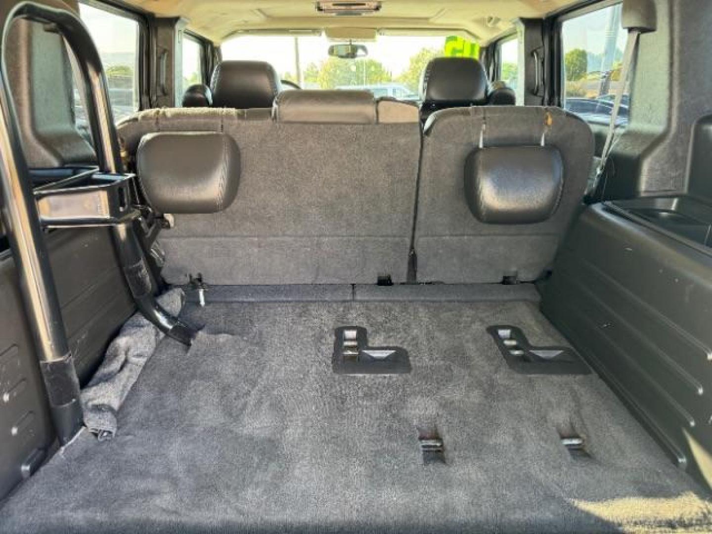 2005 Black /Ebony Leather Interior Hummer H2 SUV (5GRGN23U25H) with an 6.0L V8 OHV 16V engine, 4-Speed Automatic transmission, located at 1865 East Red Hills Pkwy, St. George, 84770, (435) 628-0023, 37.120850, -113.543640 - Photo#29