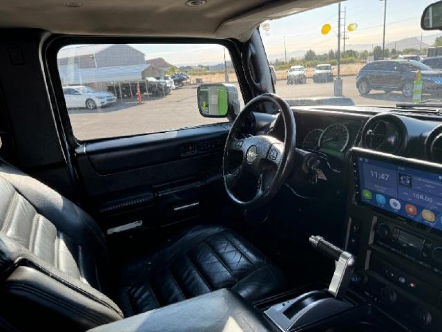 2005 Black /Ebony Leather Interior Hummer H2 SUV (5GRGN23U25H) with an 6.0L V8 OHV 16V engine, 4-Speed Automatic transmission, located at 1865 East Red Hills Pkwy, St. George, 84770, (435) 628-0023, 37.120850, -113.543640 - Photo#37