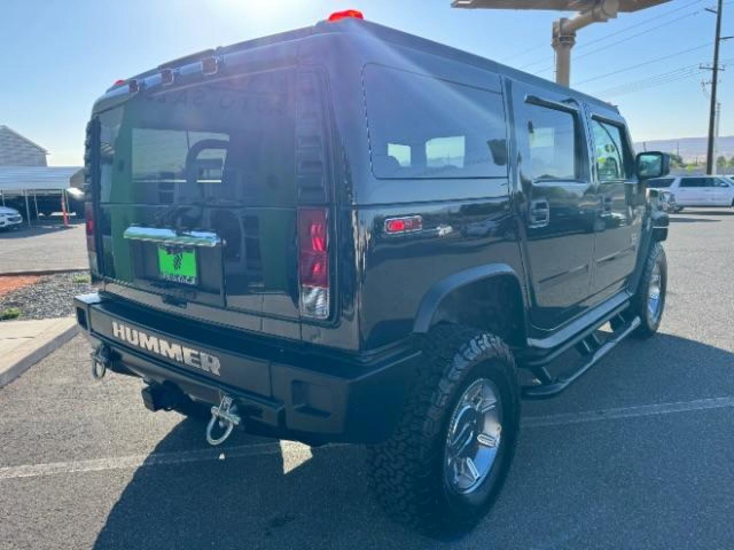 2005 Black /Ebony Leather Interior Hummer H2 SUV (5GRGN23U25H) with an 6.0L V8 OHV 16V engine, 4-Speed Automatic transmission, located at 1865 East Red Hills Pkwy, St. George, 84770, (435) 628-0023, 37.120850, -113.543640 - Photo#6