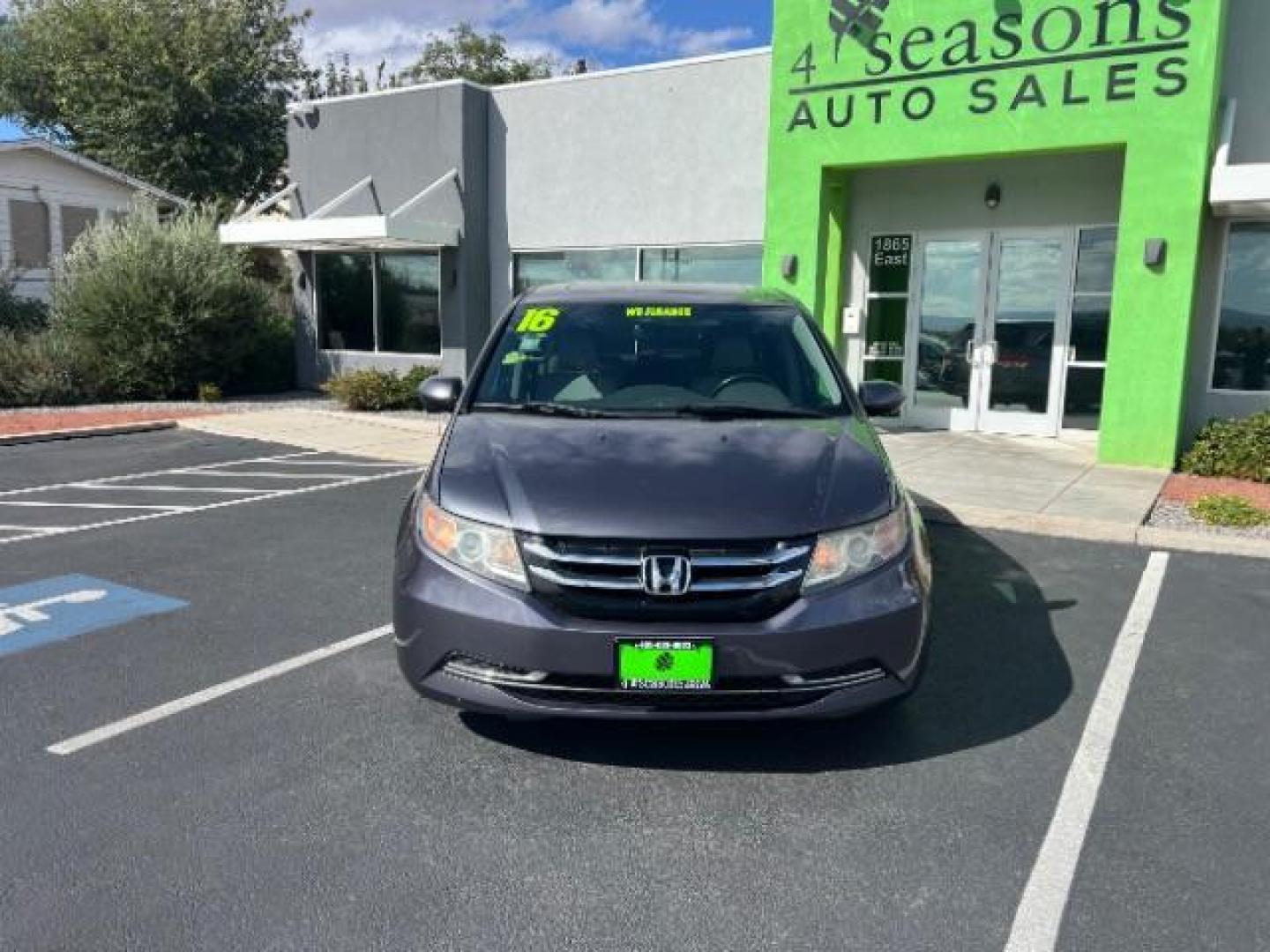 2016 Modern Steel Metallic /Gray, leather Honda Odyssey EX-L (5FNRL5H6XGB) with an 3.5L V6 SOHC 24V engine, 6-Speed Automatic transmission, located at 1865 East Red Hills Pkwy, St. George, 84770, (435) 628-0023, 37.120850, -113.543640 - We specialize in helping ALL people get the best financing available. No matter your credit score, good, bad or none we can get you an amazing rate. Had a bankruptcy, divorce, or repossessions? We give you the green light to get your credit back on the road. Low down and affordable payments that fit - Photo#1