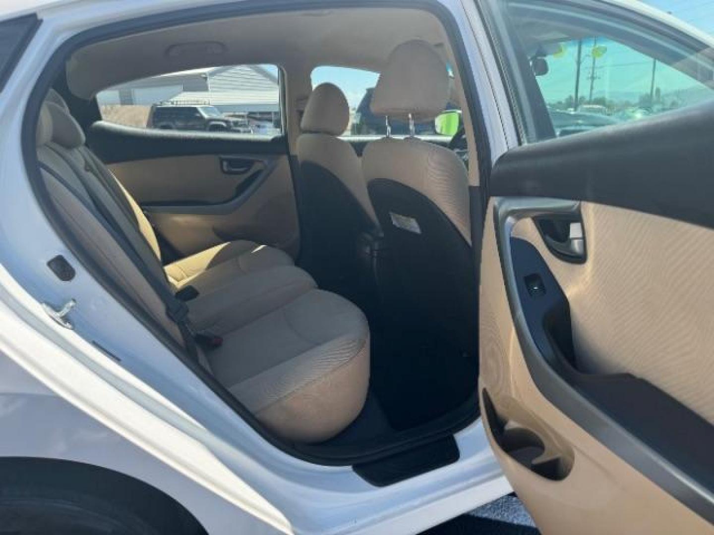2013 White /Beige Leather Interior Hyundai Elantra Limited (5NPDH4AE3DH) with an 1.8L L4 DOHC 16V engine, 6-Speed Automatic transmission, located at 940 North Main Street, Cedar City, UT, 84720, (435) 628-0023, 37.692936, -113.061897 - We specialize in helping ALL people get the best financing available. No matter your credit score, good, bad or none we can get you an amazing rate. Had a bankruptcy, divorce, or repossessions? We give you the green light to get your credit back on the road. Low down and affordable payments that fit - Photo#23