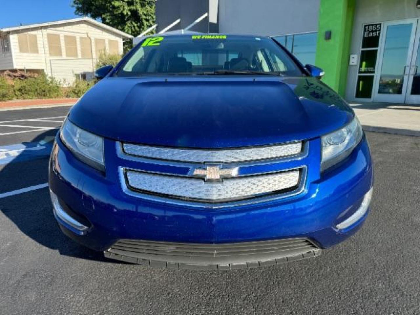 2012 Blue Topaz Metallic /Jet Black and Ceramic White Leather Interior Chevrolet Volt Premium (1G1RB6E44CU) with an 1.4L L4 DOHC 16V PLUG-IN HYBRID engine, Continuously Variable Transmission transmission, located at 940 North Main Street, Cedar City, UT, 84720, (435) 628-0023, 37.692936, -113.061897 - Photo#1