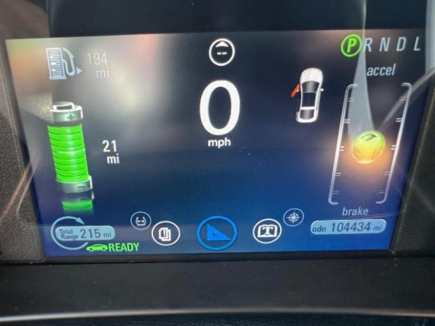 2012 Blue Topaz Metallic /Jet Black and Ceramic White Leather Interior Chevrolet Volt Premium (1G1RB6E44CU) with an 1.4L L4 DOHC 16V PLUG-IN HYBRID engine, Continuously Variable Transmission transmission, located at 940 North Main Street, Cedar City, UT, 84720, (435) 628-0023, 37.692936, -113.061897 - Photo#17