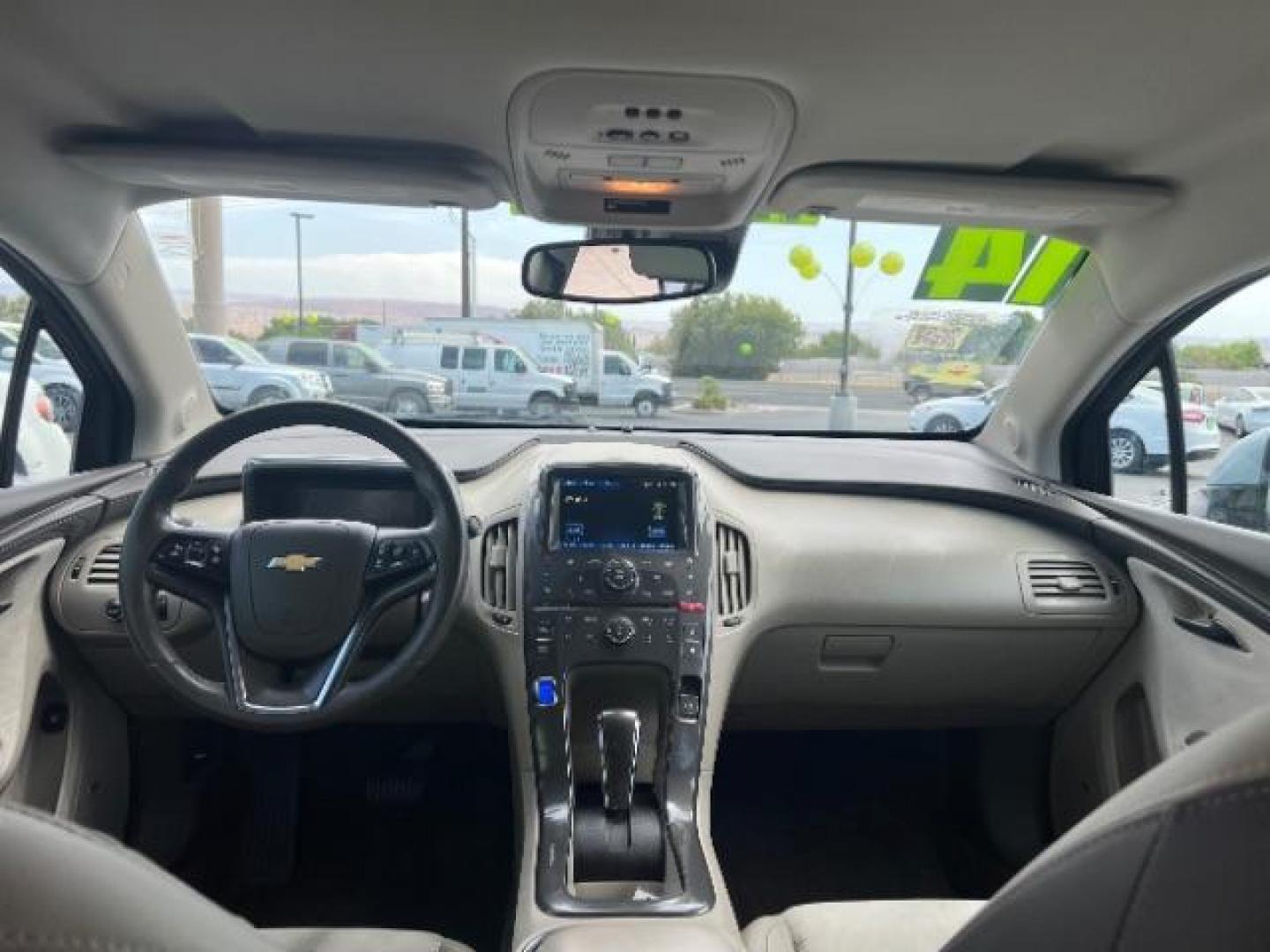 2014 Light Blue /Tan Cloth Interior Chevrolet Volt Premium w/ Navigation and LEP (1G1RH6E45EU) with an 1.4L L4 DOHC 16V PLUG-IN HYBRID engine, Continuously Variable Transmission transmission, located at 940 North Main Street, Cedar City, UT, 84720, (435) 628-0023, 37.692936, -113.061897 - Photo#17