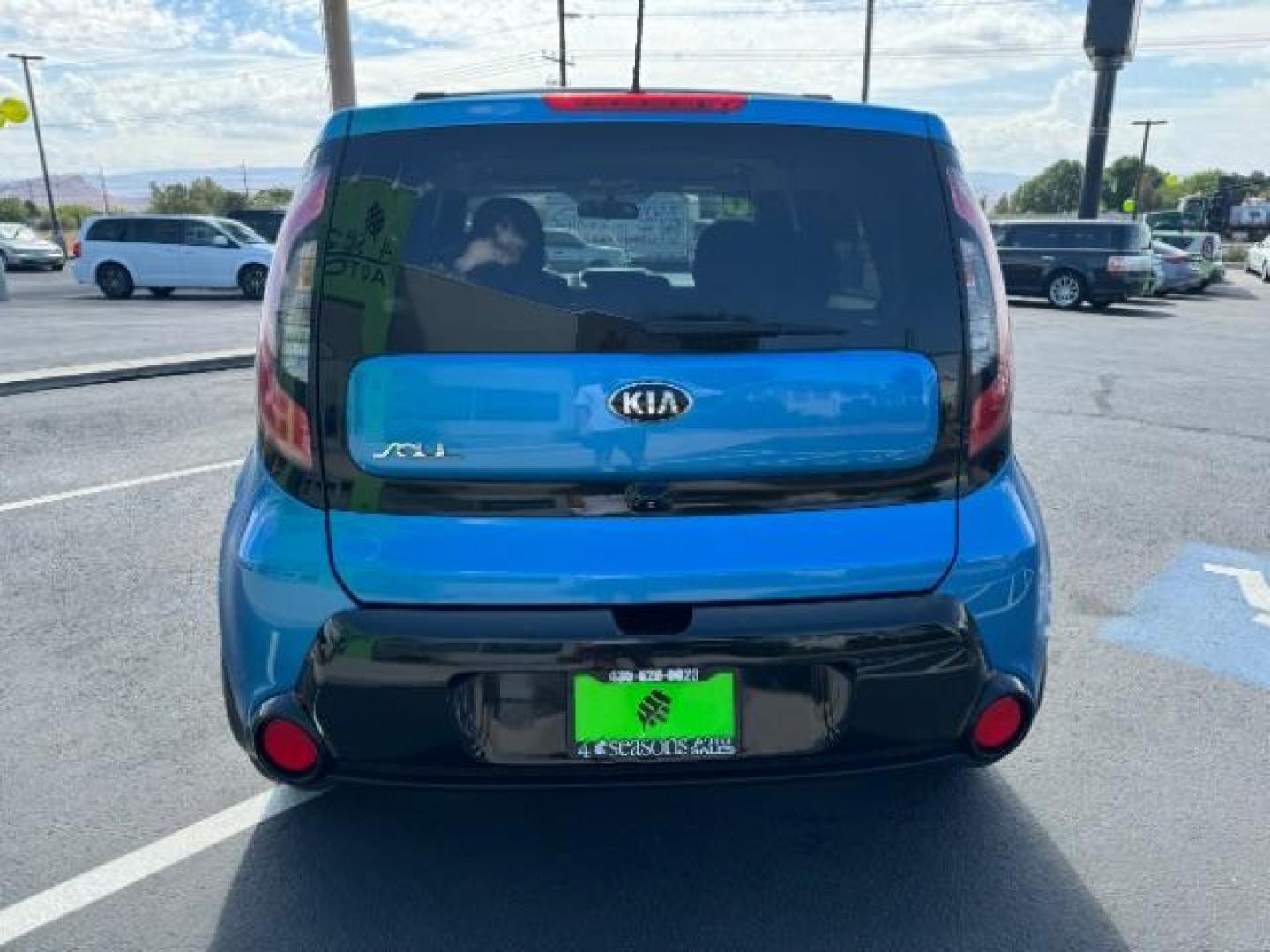 2016 Fathom Blue /Black, cloth Kia Soul + (KNDJP3A51G7) with an 2.0L L4 DOHC 16V engine, 6-Speed Automatic transmission, located at 940 North Main Street, Cedar City, UT, 84720, (435) 628-0023, 37.692936, -113.061897 - Photo#5