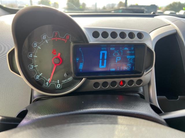 2014 Crystal Red Tintcoat /Jet Black/Brick Chevrolet Sonic LT Auto Sedan (1G1JC5SH5E4) with an 1.8L L4 DOHC 24V engine, 6-Speed Automatic transmission, located at 940 North Main Street, Cedar City, UT, 84720, (435) 628-0023, 37.692936, -113.061897 - We specialize in helping ALL people get the best financing available. No matter your credit score, good, bad or none we can get you an amazing rate. Had a bankruptcy, divorce, or repossessions? We give you the green light to get your credit back on the road. Low down and affordable payments that fit - Photo#16