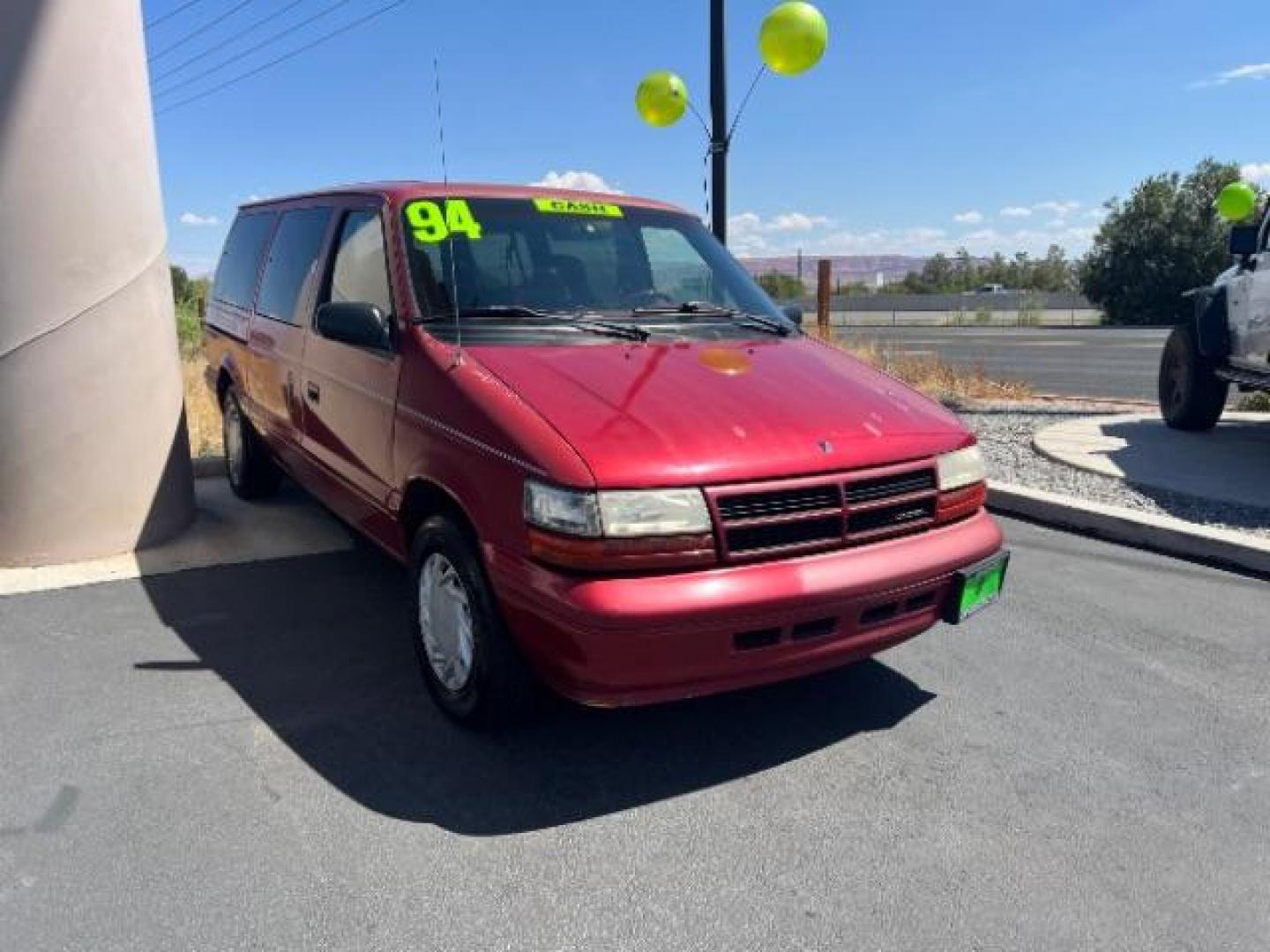 1994 Red /Black Interior Dodge Grand Caravan SE (1B4GH44R7RX) with an 3.3L V6 OHV 12V engine, 4-Speed Automatic transmission, located at 1865 East Red Hills Pkwy, St. George, 84770, (435) 628-0023, 37.120850, -113.543640 - This vehicle is a Wholesale Special. This means it will need some love. Runs a drives fine but has body damage, leaks or other mechanical issues. It did NOT pass our 50 point inspection. Get a great deal on a less than perfect car. These cars do NOT qualify for our in house financing. Cash and carry - Photo#0