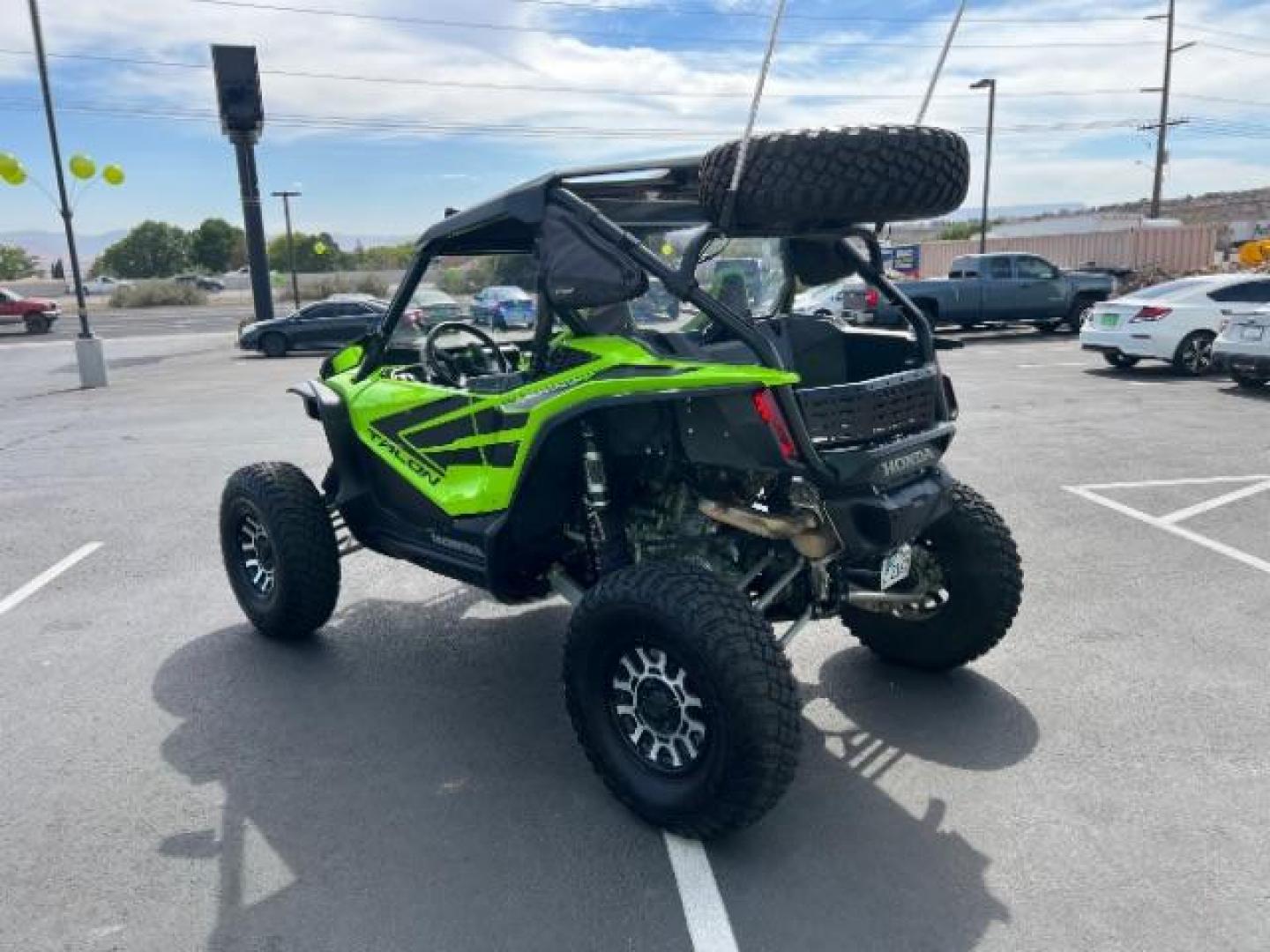 2020 Green /Black Honda Talon 1000R (1HFVE0542L4) with an 1000 engine, Automatic transmission, located at 1865 East Red Hills Pkwy, St. George, 84770, (435) 628-0023, 37.120850, -113.543640 - Excellent condition HONDA TALON 1000R. Street legal kit. Upgraded Weller suspension, Foodlights, Spare tire, LED Whips. This thing is super fast and a blast to drive off road. Call or text us for more info! - Photo#4