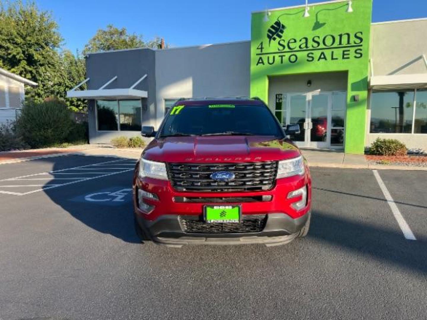 2017 Ruby Red Metallic Tinted Clearcoat /Dark Earth w/Ebony Black, leather/sueded microfibe Ford Explorer XLT FWD (1FM5K7D89HG) with an 3.5L V6 DOHC 24V engine, 6-Speed Automatic transmission, located at 1865 East Red Hills Pkwy, St. George, 84770, (435) 628-0023, 37.120850, -113.543640 - We specialize in helping ALL people get the best financing available. No matter your credit score, good, bad or none we can get you an amazing rate. Had a bankruptcy, divorce, or repossessions? We give you the green light to get your credit back on the road. Low down and affordable payments that fit - Photo#1