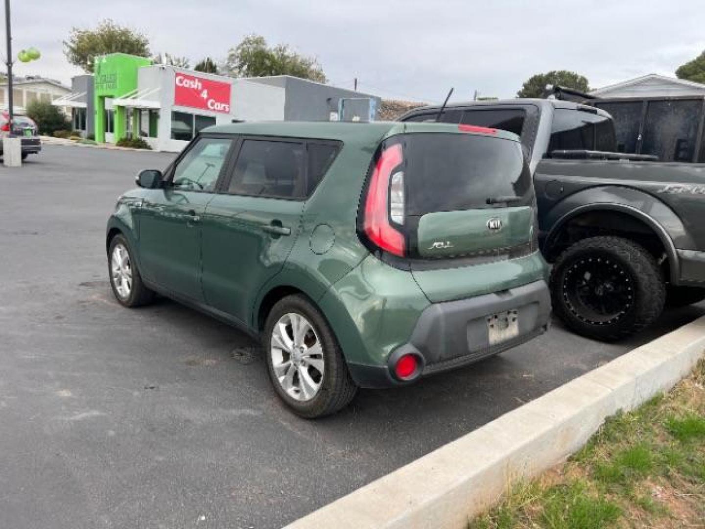 2014 Green /Black Kia Soul + (KNDJP3A5XE7) with an 2.0L L4 DOHC 16V engine, 6-Speed Automatic transmission, located at 1865 East Red Hills Pkwy, St. George, 84770, (435) 628-0023, 37.120850, -113.543640 - This vehicle is a Mechanic Special. This means it will need some love. Runs a drives fine but has body damage, leaks or other mechanical issues. It did NOT pass our 50 point inspection. Get a great deal on a less than perfect car. These cars do NOT qualify for our in house financing. Cash and carry, - Photo#4