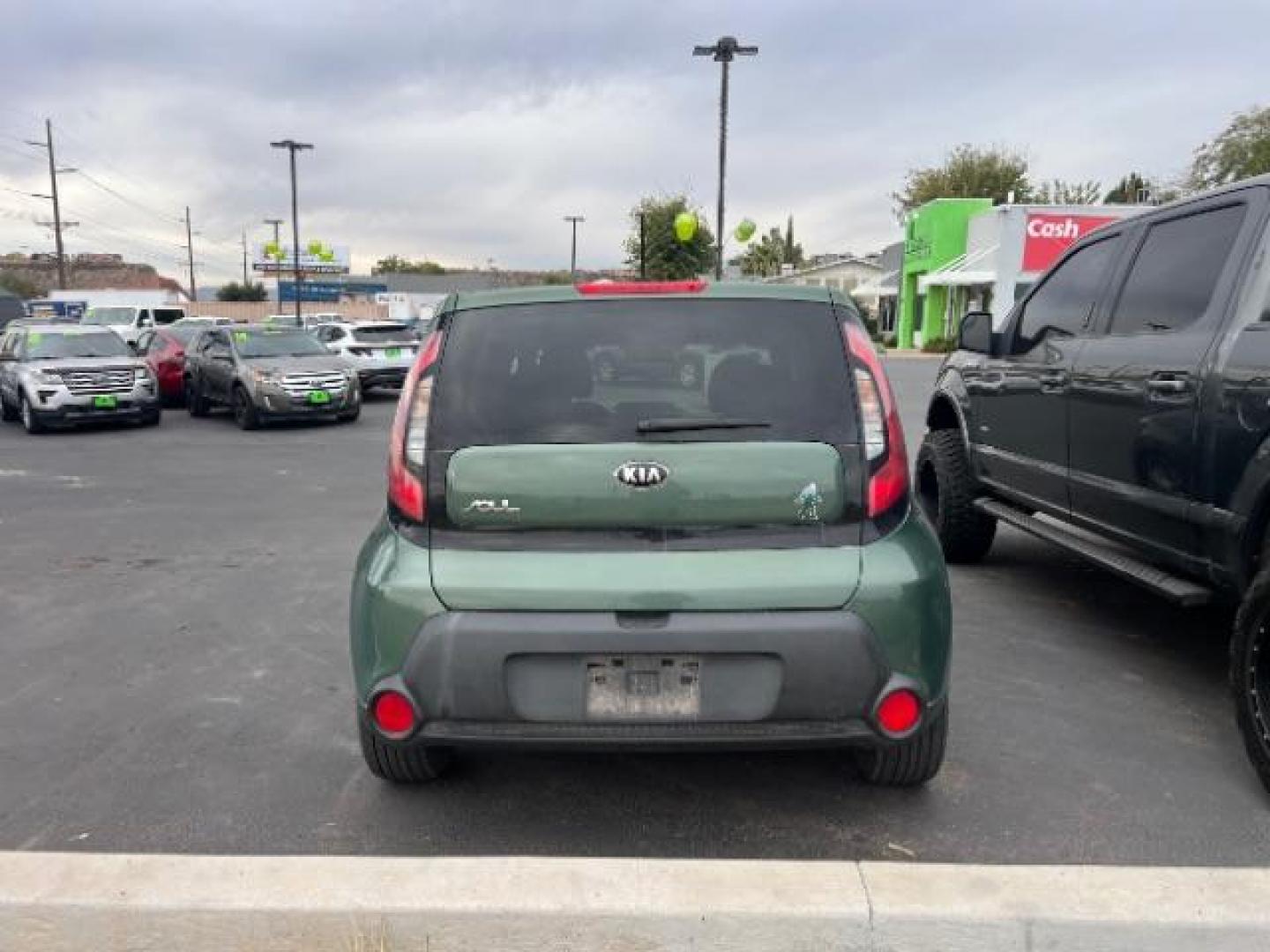2014 Green /Black Kia Soul + (KNDJP3A5XE7) with an 2.0L L4 DOHC 16V engine, 6-Speed Automatic transmission, located at 1865 East Red Hills Pkwy, St. George, 84770, (435) 628-0023, 37.120850, -113.543640 - This vehicle is a Mechanic Special. This means it will need some love. Runs a drives fine but has body damage, leaks or other mechanical issues. It did NOT pass our 50 point inspection. Get a great deal on a less than perfect car. These cars do NOT qualify for our in house financing. Cash and carry, - Photo#5
