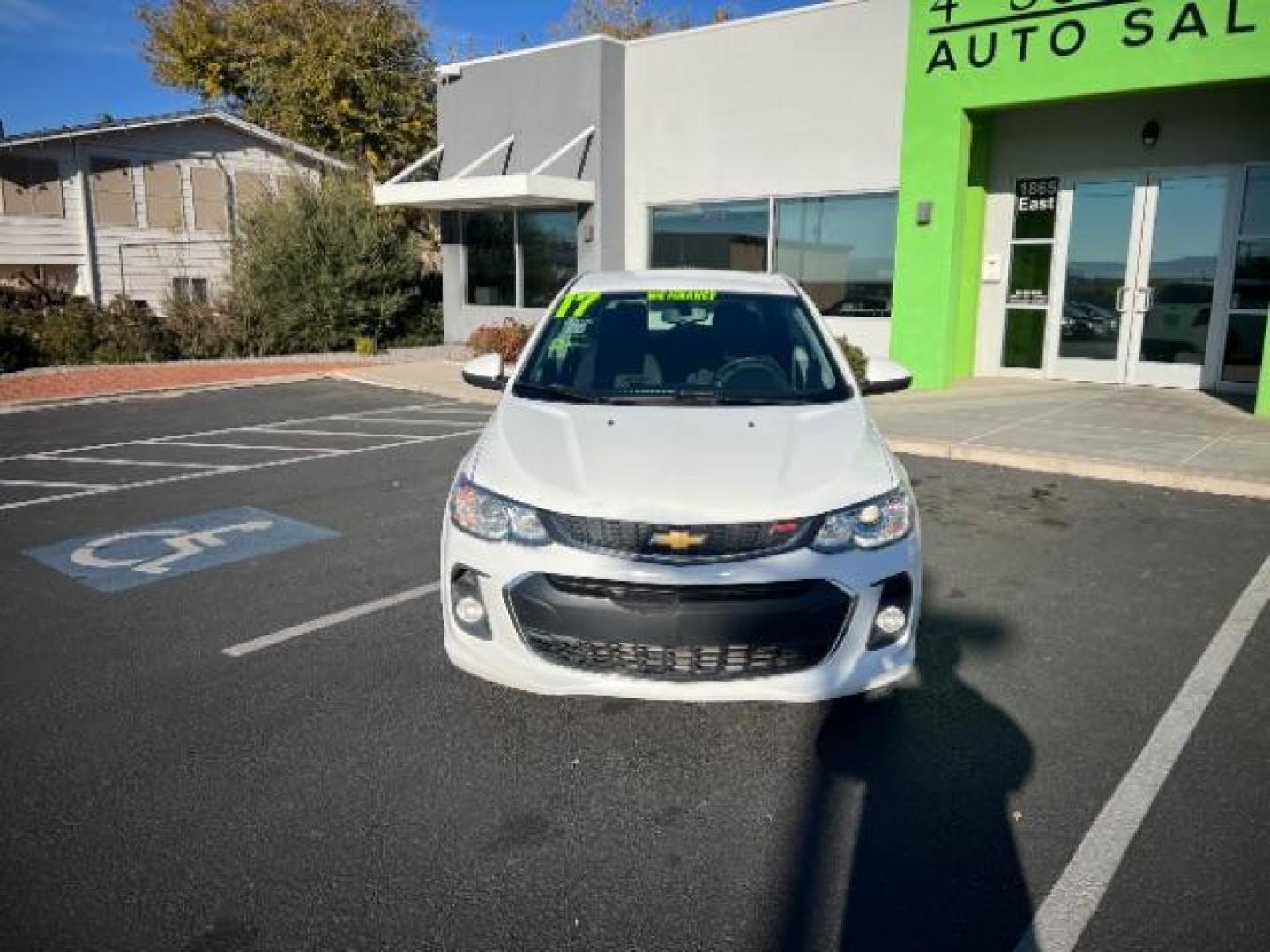 2017 Summit White /Dark Pewter/Dark Titanium, premium cloth Chevrolet Sonic LT Manual 5-Door (1G1JC6SBXH4) with an 1.4L L4 DOHC 24V TURBO engine, 5-Speed Manual transmission, located at 1865 East Red Hills Pkwy, St. George, 84770, (435) 628-0023, 37.120850, -113.543640 - We specialize in helping ALL people get the best financing available. No matter your credit score, good, bad or none we can get you an amazing rate. Had a bankruptcy, divorce, or repossessions? We give you the green light to get your credit back on the road. Low down and affordable payments that fit - Photo#1