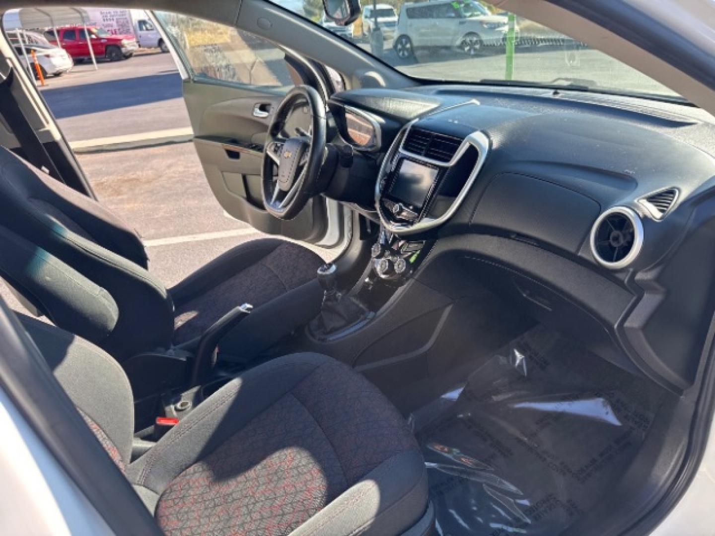 2017 Summit White /Dark Pewter/Dark Titanium, premium cloth Chevrolet Sonic LT Manual 5-Door (1G1JC6SBXH4) with an 1.4L L4 DOHC 24V TURBO engine, 5-Speed Manual transmission, located at 1865 East Red Hills Pkwy, St. George, 84770, (435) 628-0023, 37.120850, -113.543640- Photo#18