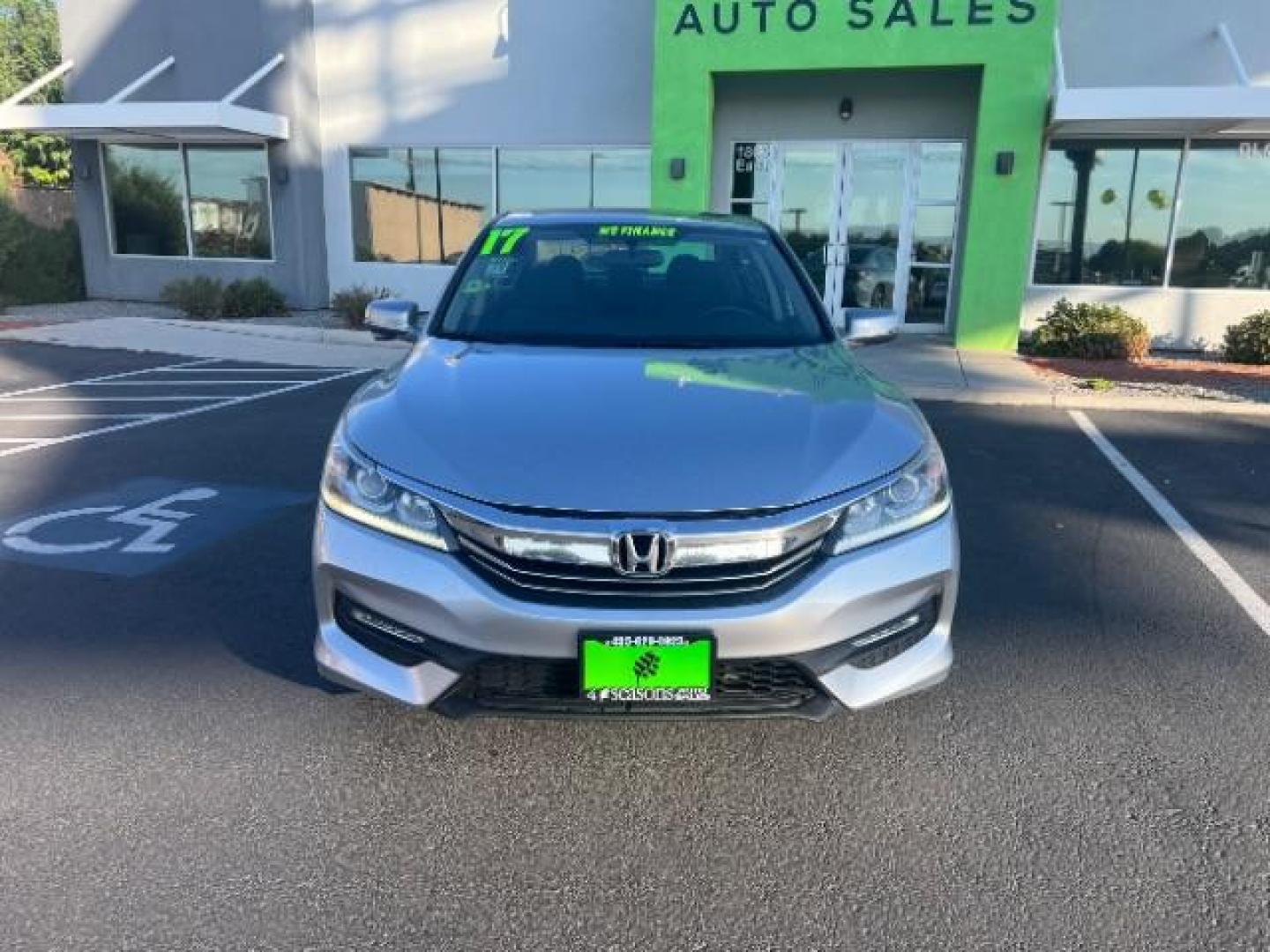 2017 Silver /Black, cloth Honda Accord EX Sedan CVT (1HGCR2F70HA) with an 2.4L L4 DOHC 16V engine, Continuously Variable Transmission transmission, located at 1865 East Red Hills Pkwy, St. George, 84770, (435) 628-0023, 37.120850, -113.543640 - Photo#1