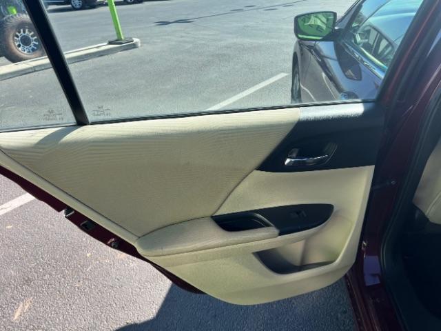 2014 Maroon /Black Interior Honda Accord LX Sedan CVT (1HGCR2F39EA) with an 2.4L L4 DOHC 16V engine, Continuously Variabl transmission, located at 1865 East Red Hills Pkwy, St. George, 84770, (435) 628-0023, 37.120850, -113.543640 - Photo#23
