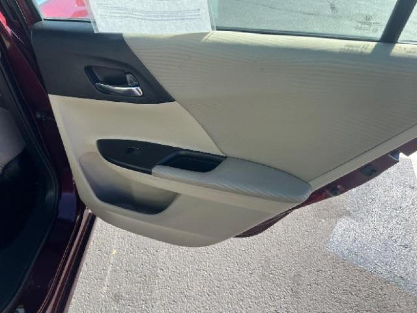2014 Maroon /Black Interior Honda Accord LX Sedan CVT (1HGCR2F39EA) with an 2.4L L4 DOHC 16V engine, Continuously Variable Transmission transmission, located at 940 North Main Street, Cedar City, UT, 84720, (435) 628-0023, 37.692936, -113.061897 - We specialize in helping ALL people get the best financing available. No matter your credit score, good, bad or none we can get you an amazing rate. Had a bankruptcy, divorce, or repossessions? We give you the green light to get your credit back on the road. Low down and affordable payments that fit - Photo#24