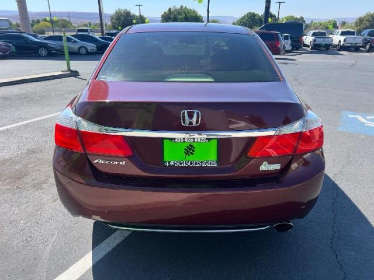 2014 Maroon /Beige Cloth Honda Accord LX Sedan CVT (1HGCR2F39EA) with an 2.4L L4 DOHC 16V engine, Continuously Variable Transmission transmission, located at 1865 East Red Hills Pkwy, St. George, 84770, (435) 628-0023, 37.120850, -113.543640 - We specialize in helping ALL people get the best financing available. No matter your credit score, good, bad or none we can get you an amazing rate. Had a bankruptcy, divorce, or repossessions? We give you the green light to get your credit back on the road. Low down and affordable payments that fit- Photo#5