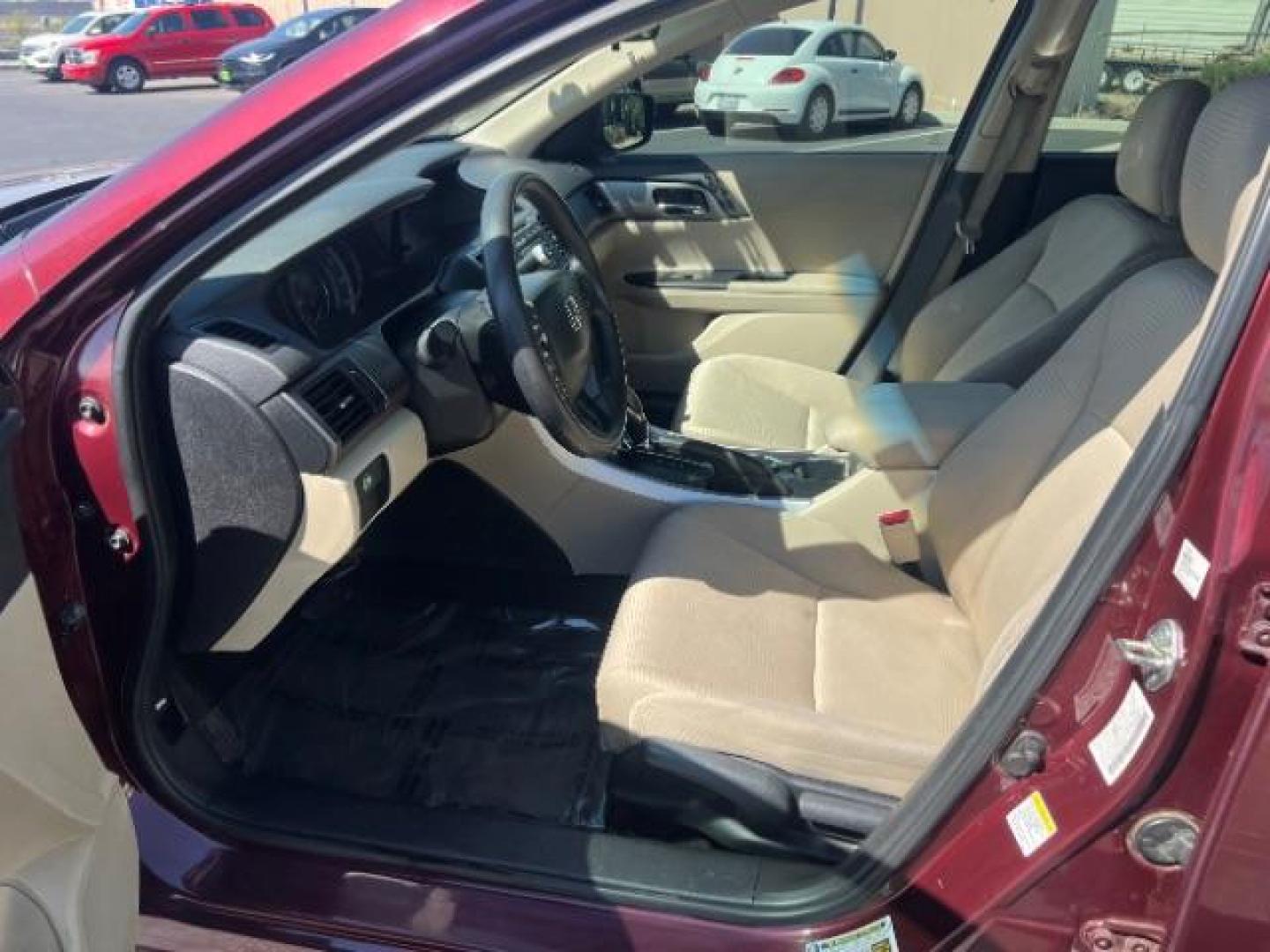 2014 Maroon /Beige Cloth Honda Accord LX Sedan CVT (1HGCR2F39EA) with an 2.4L L4 DOHC 16V engine, Continuously Variable Transmission transmission, located at 1865 East Red Hills Pkwy, St. George, 84770, (435) 628-0023, 37.120850, -113.543640 - We specialize in helping ALL people get the best financing available. No matter your credit score, good, bad or none we can get you an amazing rate. Had a bankruptcy, divorce, or repossessions? We give you the green light to get your credit back on the road. Low down and affordable payments that fit- Photo#14