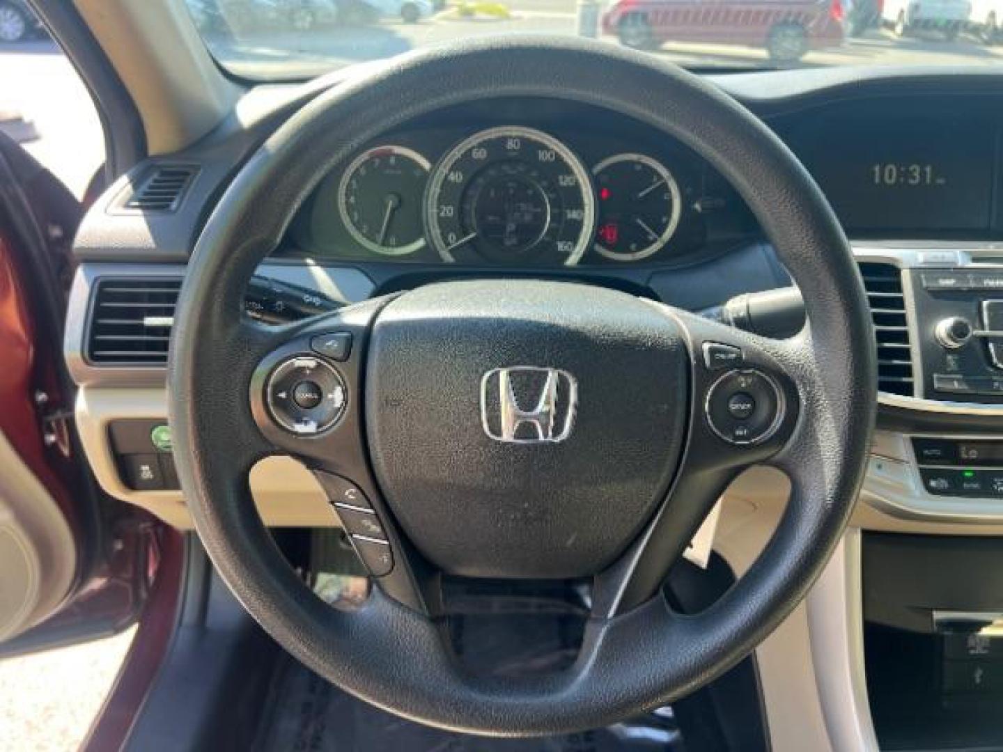 2014 Maroon /Beige Cloth Honda Accord LX Sedan CVT (1HGCR2F39EA) with an 2.4L L4 DOHC 16V engine, Continuously Variable Transmission transmission, located at 1865 East Red Hills Pkwy, St. George, 84770, (435) 628-0023, 37.120850, -113.543640 - We specialize in helping ALL people get the best financing available. No matter your credit score, good, bad or none we can get you an amazing rate. Had a bankruptcy, divorce, or repossessions? We give you the green light to get your credit back on the road. Low down and affordable payments that fit- Photo#15