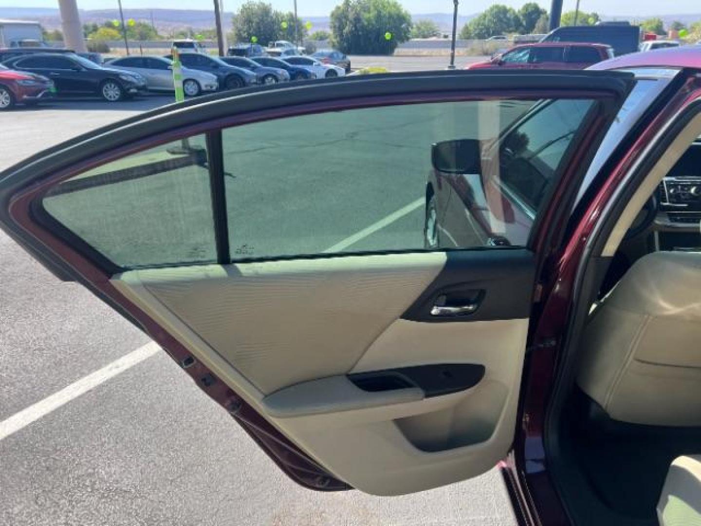 2014 Maroon /Beige Cloth Honda Accord LX Sedan CVT (1HGCR2F39EA) with an 2.4L L4 DOHC 16V engine, Continuously Variable Transmission transmission, located at 1865 East Red Hills Pkwy, St. George, 84770, (435) 628-0023, 37.120850, -113.543640 - We specialize in helping ALL people get the best financing available. No matter your credit score, good, bad or none we can get you an amazing rate. Had a bankruptcy, divorce, or repossessions? We give you the green light to get your credit back on the road. Low down and affordable payments that fit- Photo#20