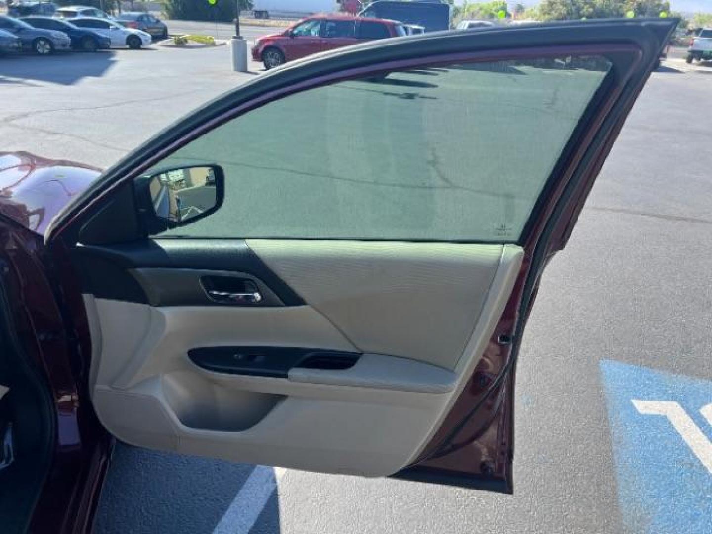 2014 Maroon /Beige Cloth Honda Accord LX Sedan CVT (1HGCR2F39EA) with an 2.4L L4 DOHC 16V engine, Continuously Variable Transmission transmission, located at 1865 East Red Hills Pkwy, St. George, 84770, (435) 628-0023, 37.120850, -113.543640 - We specialize in helping ALL people get the best financing available. No matter your credit score, good, bad or none we can get you an amazing rate. Had a bankruptcy, divorce, or repossessions? We give you the green light to get your credit back on the road. Low down and affordable payments that fit- Photo#27