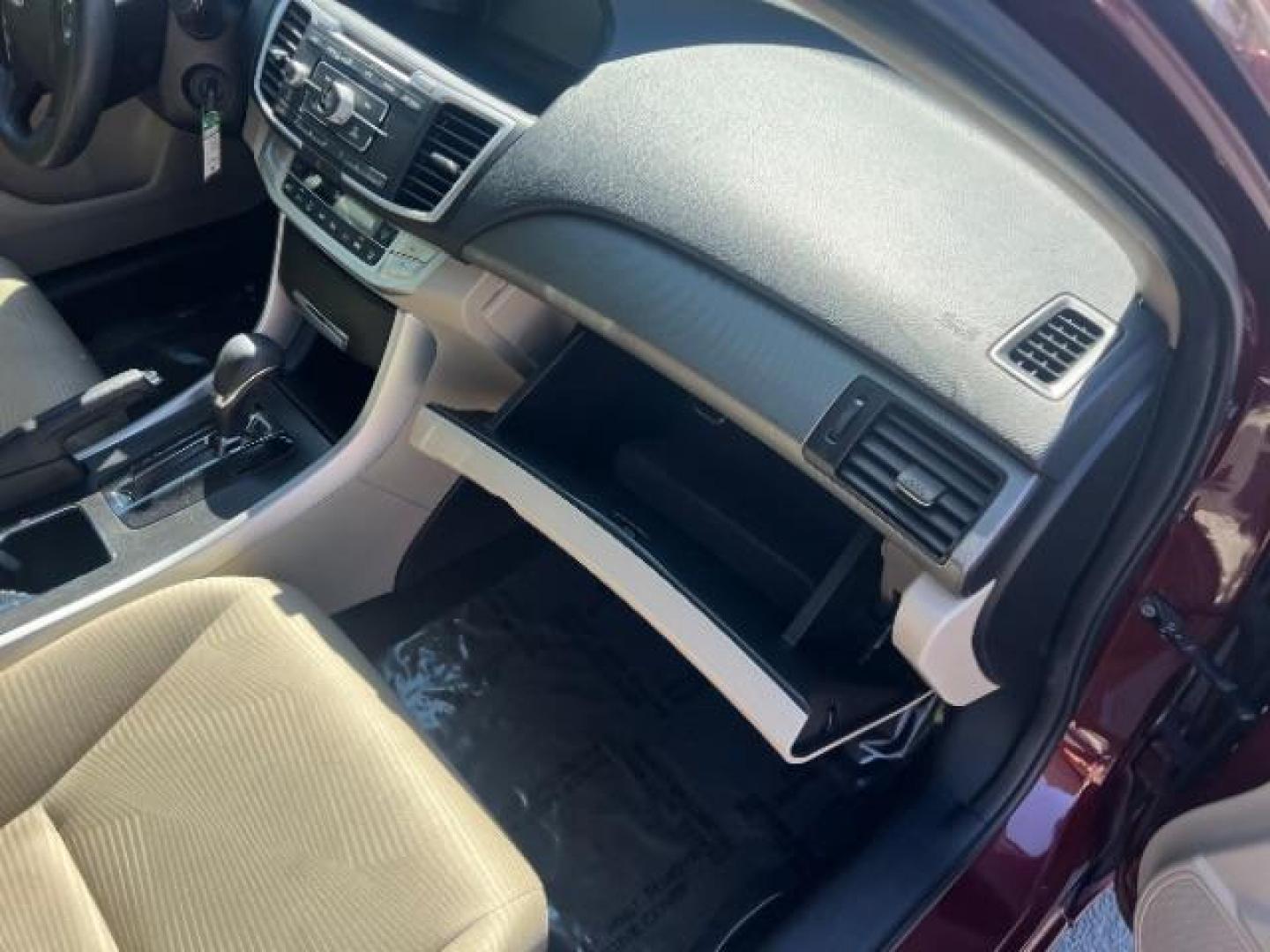 2014 Maroon /Beige Cloth Honda Accord LX Sedan CVT (1HGCR2F39EA) with an 2.4L L4 DOHC 16V engine, Continuously Variable Transmission transmission, located at 1865 East Red Hills Pkwy, St. George, 84770, (435) 628-0023, 37.120850, -113.543640 - We specialize in helping ALL people get the best financing available. No matter your credit score, good, bad or none we can get you an amazing rate. Had a bankruptcy, divorce, or repossessions? We give you the green light to get your credit back on the road. Low down and affordable payments that fit- Photo#29