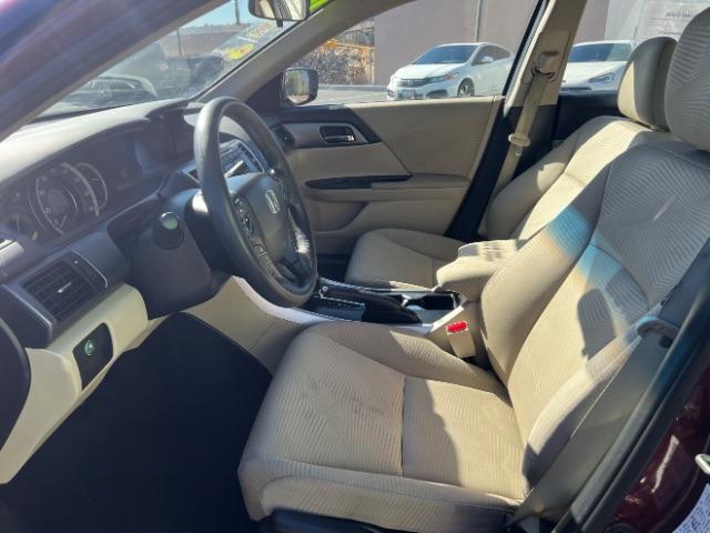 2014 Maroon /Black Interior Honda Accord LX Sedan CVT (1HGCR2F39EA) with an 2.4L L4 DOHC 16V engine, Continuously Variabl transmission, located at 1865 East Red Hills Pkwy, St. George, 84770, (435) 628-0023, 37.120850, -113.543640 - Photo#13