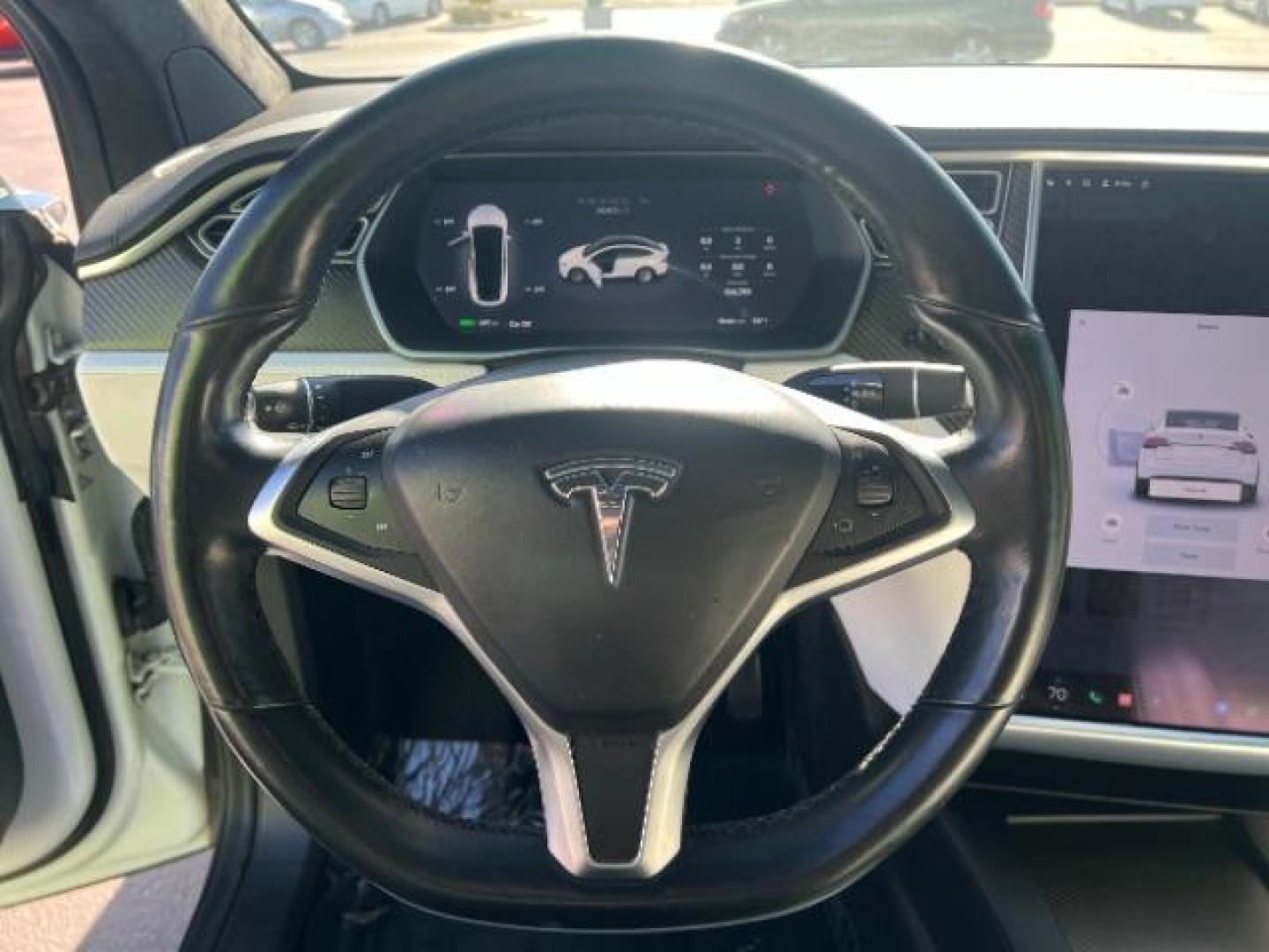 2017 Pearl White Multi-Coat /White, leather Tesla Model X 100D (5YJXCBE26HF) with an ELECTRIC engine, 1-Speed Automatic transmission, located at 1865 East Red Hills Pkwy, St. George, 84770, (435) 628-0023, 37.120850, -113.543640 - Photo#13