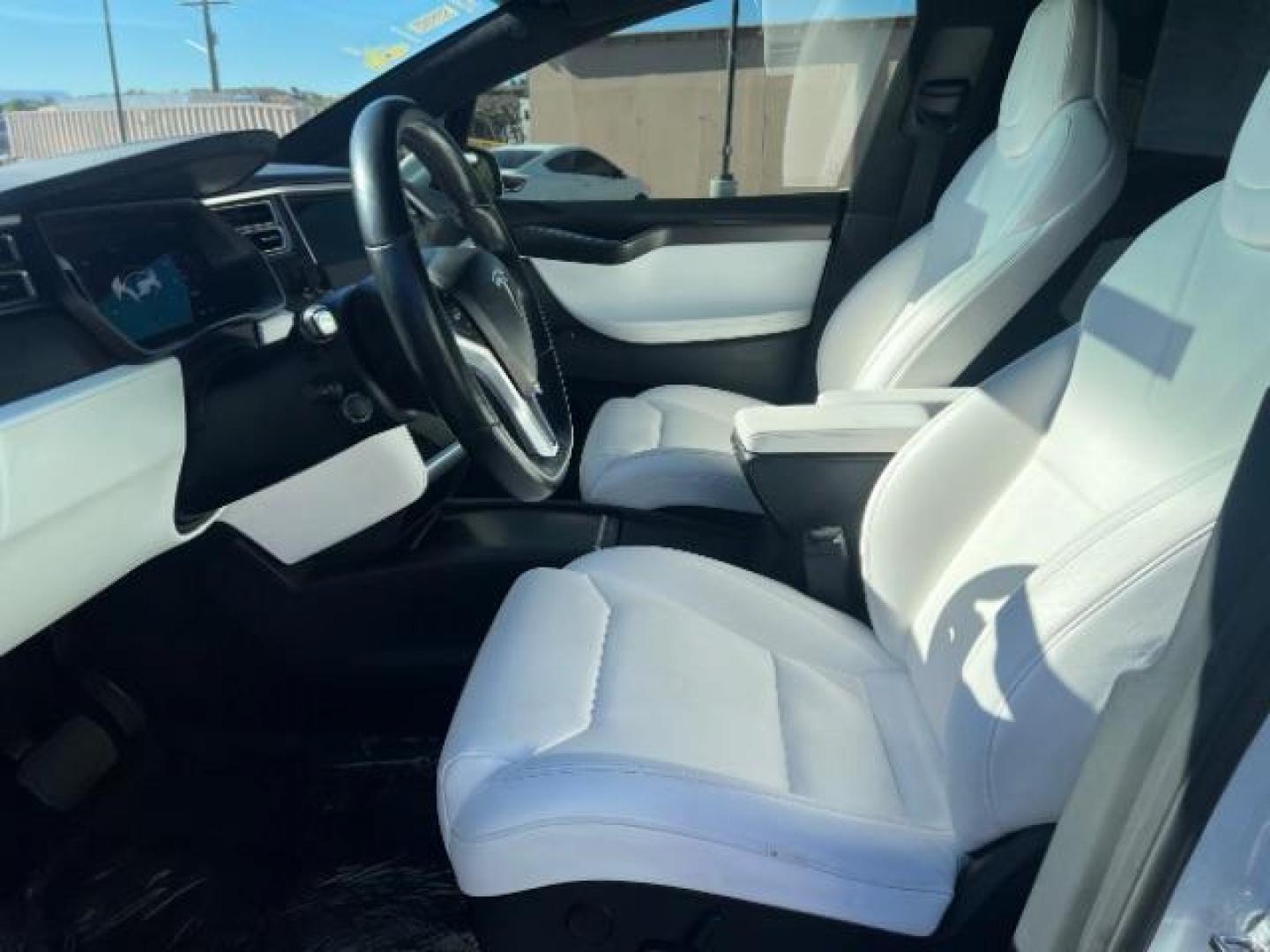 2017 Pearl White Multi-Coat /White, leather Tesla Model X 100D (5YJXCBE26HF) with an ELECTRIC engine, 1-Speed Automatic transmission, located at 1865 East Red Hills Pkwy, St. George, 84770, (435) 628-0023, 37.120850, -113.543640 - Photo#14