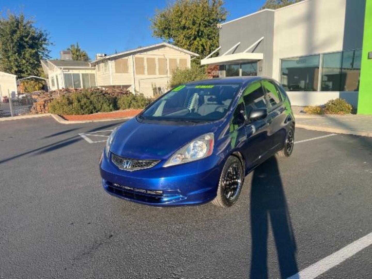2010 Blue Sensation Pearl /Gray Cloth Interior Honda Fit 5-Speed AT (JHMGE8H28AS) with an 1.5L L4 SOHC 16V engine, 5-Speed Automatic transmission, located at 940 North Main Street, Cedar City, UT, 84720, (435) 628-0023, 37.692936, -113.061897 - Photo#2