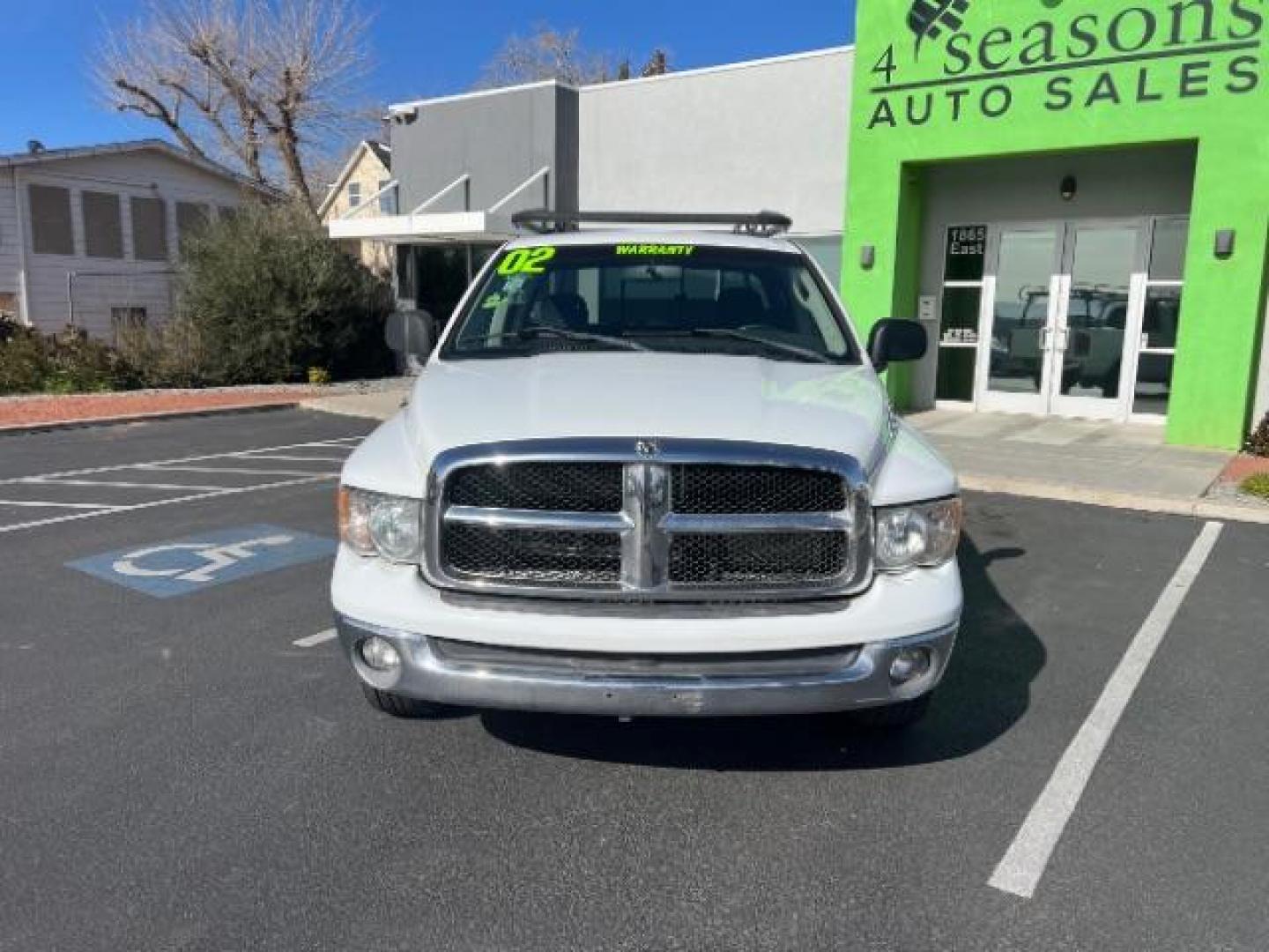 2002 Bright White /Dark Slate Gray Cloth Dodge Ram 1500 ST Quad Cab Short Bed 2WD (3D7HA18N22G) with an 4.7L V8 SOHC 16V engine, 4-Speed Automatic transmission, located at 1865 East Red Hills Pkwy, St. George, 84770, (435) 628-0023, 37.120850, -113.543640 - We specialize in helping ALL people get the best financing available. No matter your credit score, good, bad or none we can get you an amazing rate. Had a bankruptcy, divorce, or repossessions? We give you the green light to get your credit back on the road. Low down and affordable payments that fit - Photo#1