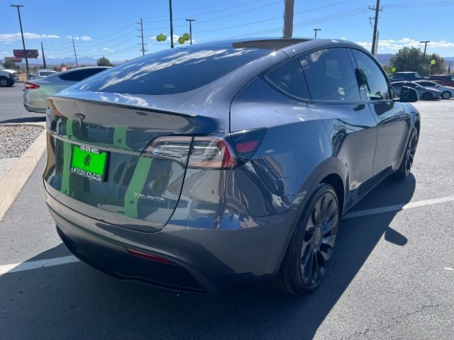 2020 Midnight Silver Metallic /All Black, leatherette Tesla Model Y Performance (5YJYGDEF5LF) with an ELECTRIC engine, 1-Speed Automatic transmission, located at 1865 East Red Hills Pkwy, St. George, 84770, (435) 628-0023, 37.120850, -113.543640- Photo#8