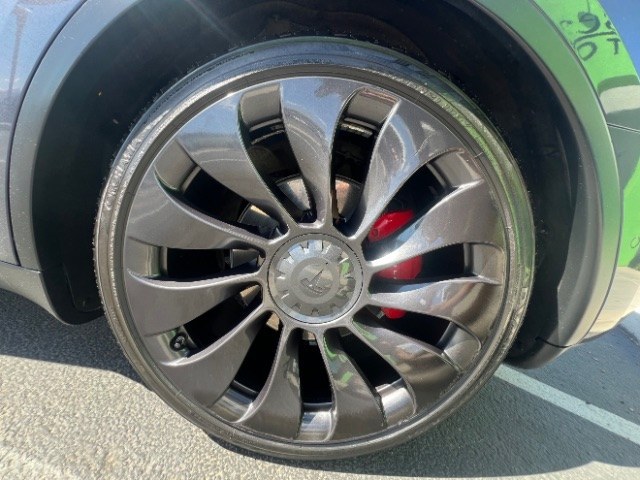 2020 Midnight Silver Metallic /All Black, leatherette Tesla Model Y Performance (5YJYGDEF5LF) with an ELECTRIC engine, 1-Speed Automatic transmission, located at 1865 East Red Hills Pkwy, St. George, 84770, (435) 628-0023, 37.120850, -113.543640- Photo#12