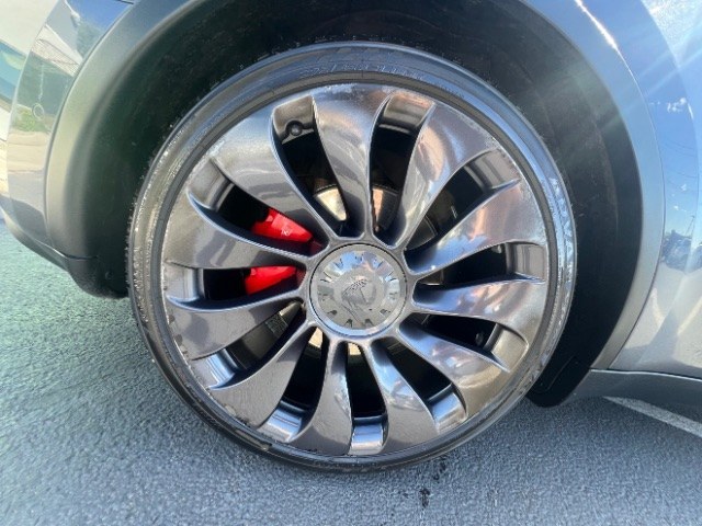 2020 Midnight Silver Metallic /All Black, leatherette Tesla Model Y Performance (5YJYGDEF5LF) with an ELECTRIC engine, 1-Speed Automatic transmission, located at 1865 East Red Hills Pkwy, St. George, 84770, (435) 628-0023, 37.120850, -113.543640- Photo#13
