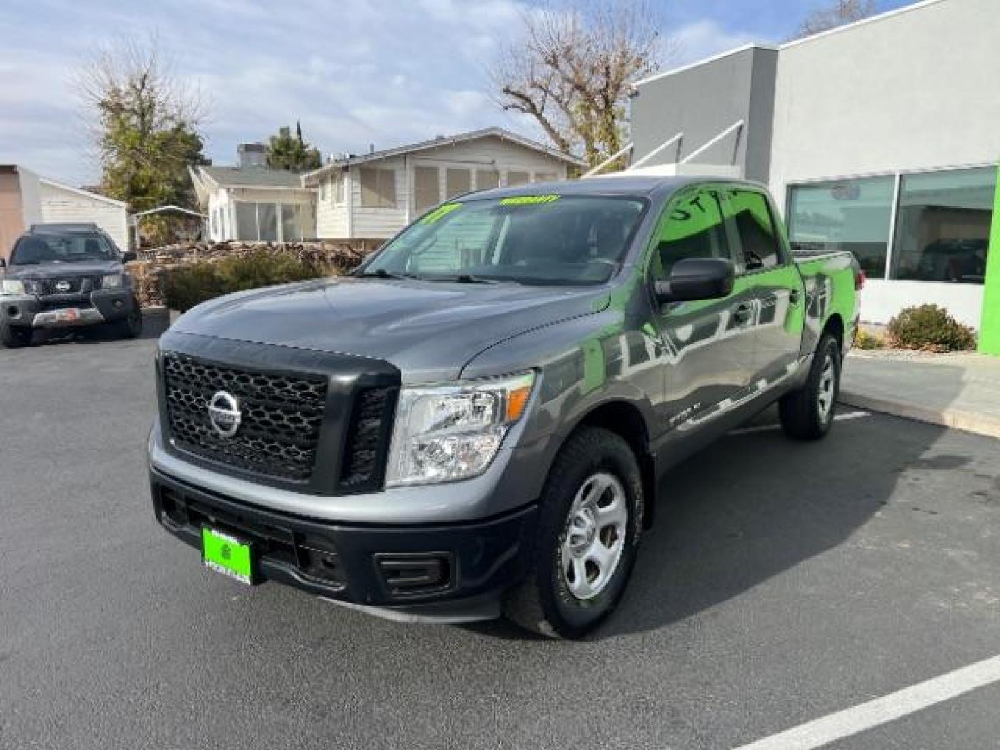 2017 Gun Metallic /Black, cloth Nissan Titan S Crew Cab 4WD (1N6AA1EJ6HN) with an 5.6L V8 DOHC 32V engine, 6-Speed Automatic transmission, located at 1865 East Red Hills Pkwy, St. George, 84770, (435) 628-0023, 37.120850, -113.543640 - Photo#2