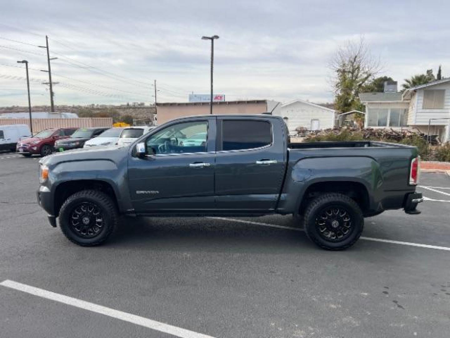 2016 Cyber Gray Metallic /Cocoa/Dune, leather GMC Canyon SLT Crew Cab 2WD (1GTG5DE36G1) with an 3.6L V6 DOHC 24V engine, 6-Speed Automatic transmission, located at 1865 East Red Hills Pkwy, St. George, 84770, (435) 628-0023, 37.120850, -113.543640 - We specialize in helping ALL people get the best financing available. No matter your credit score, good, bad or none we can get you an amazing rate. Had a bankruptcy, divorce, or repossessions? We give you the green light to get your credit back on the road. Low down and affordable payments that fit - Photo#3