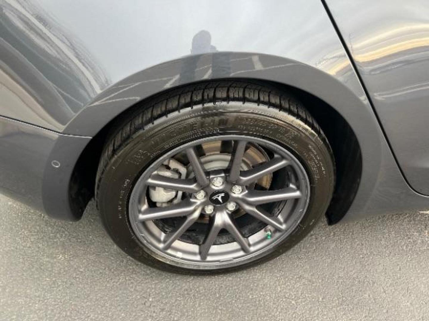 2019 gray /All Black, leatherette Tesla Model 3 Long Range (5YJ3E1EA7KF) with an ELECTRIC engine, 1-Speed Automatic transmission, located at 1865 East Red Hills Pkwy, St. George, 84770, (435) 628-0023, 37.120850, -113.543640 - Photo#14