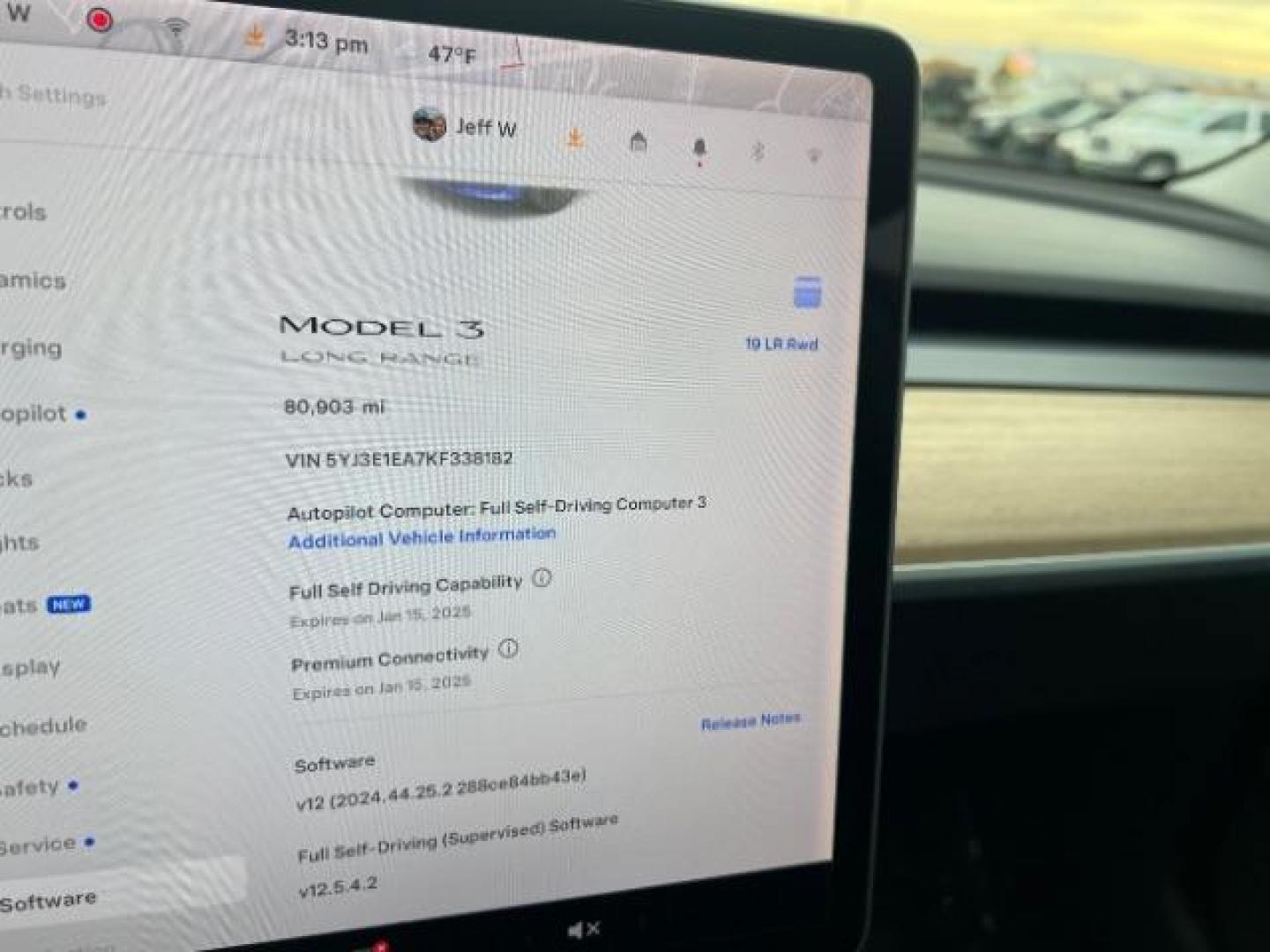 2019 gray /All Black, leatherette Tesla Model 3 Long Range (5YJ3E1EA7KF) with an ELECTRIC engine, 1-Speed Automatic transmission, located at 1865 East Red Hills Pkwy, St. George, 84770, (435) 628-0023, 37.120850, -113.543640 - Photo#2