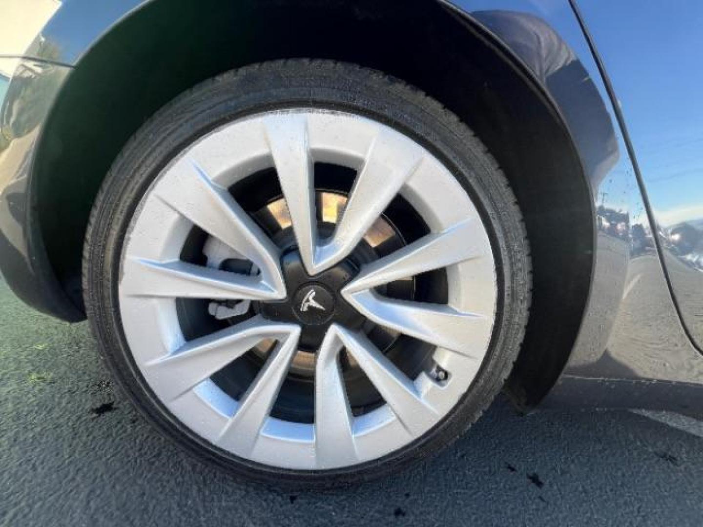 2021 Midnight Silver Metallic /All Black Tesla Model 3 Long Range (5YJ3E1EB4MF) with an ELECTRIC engine, 1-Speed Automatic transmission, located at 1865 East Red Hills Pkwy, St. George, 84770, (435) 628-0023, 37.120850, -113.543640 - Photo#11