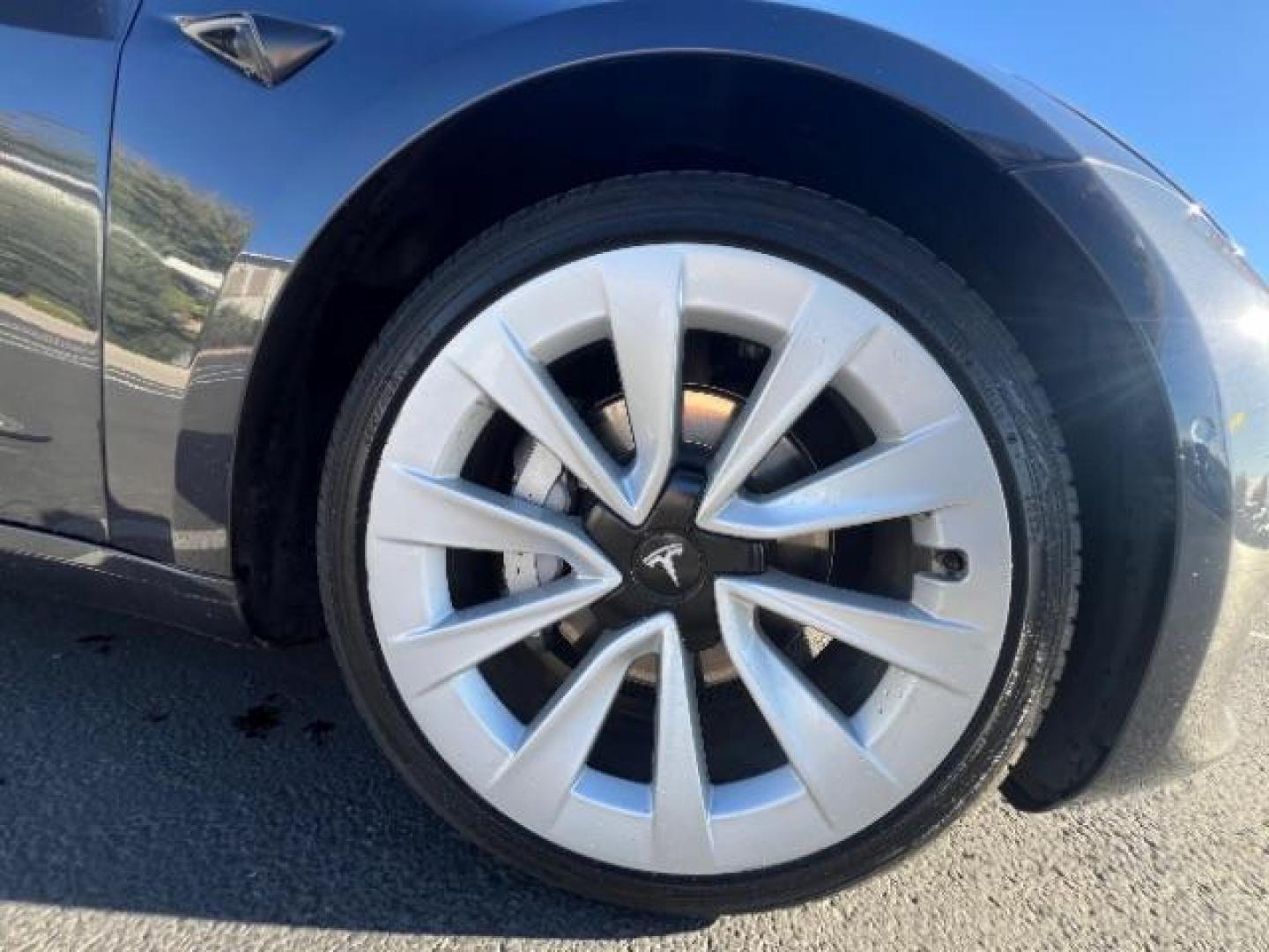 2021 Midnight Silver Metallic /All Black Tesla Model 3 Long Range (5YJ3E1EB4MF) with an ELECTRIC engine, 1-Speed Automatic transmission, located at 1865 East Red Hills Pkwy, St. George, 84770, (435) 628-0023, 37.120850, -113.543640 - Photo#12