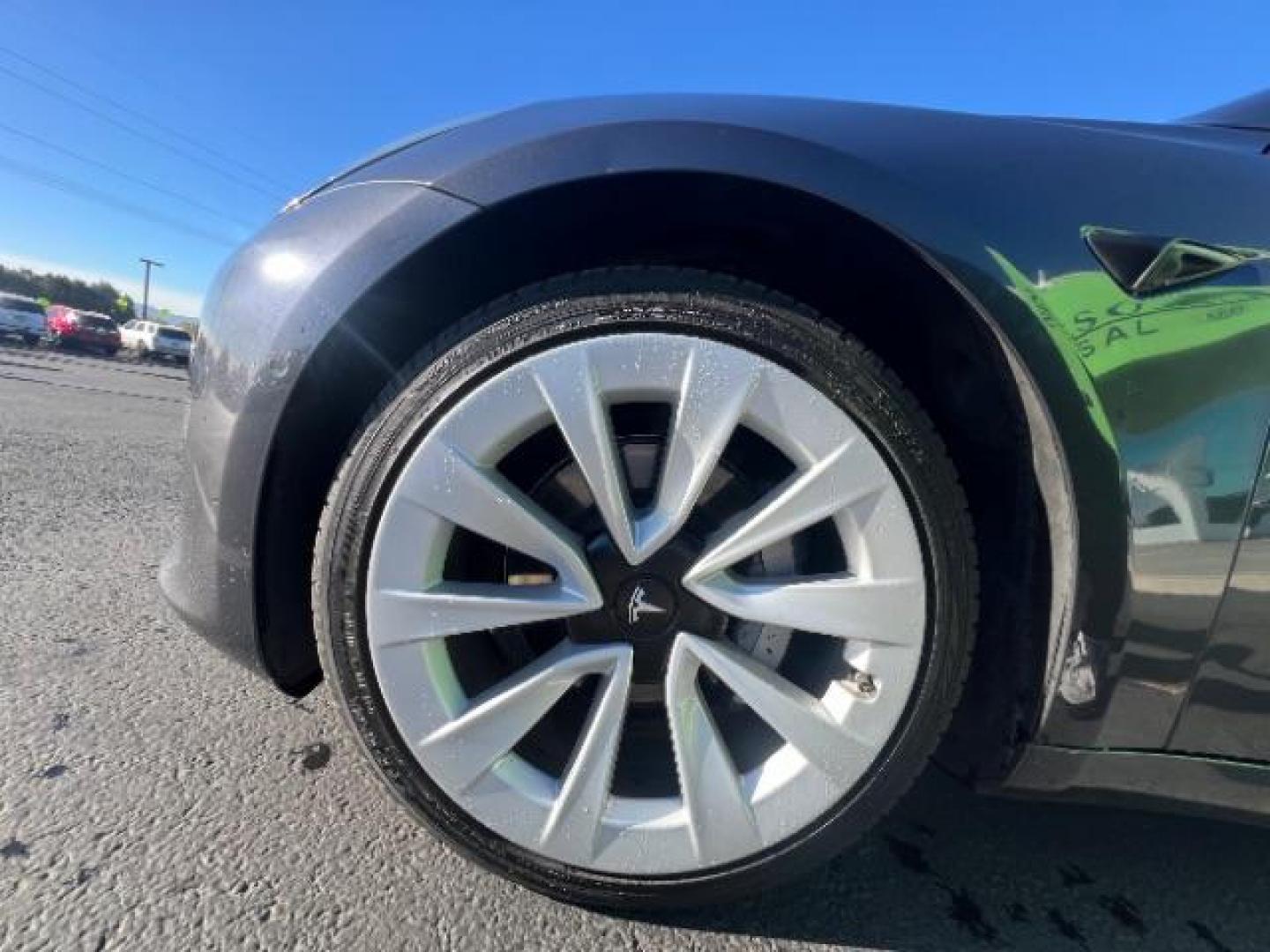 2021 Midnight Silver Metallic /All Black Tesla Model 3 Long Range (5YJ3E1EB4MF) with an ELECTRIC engine, 1-Speed Automatic transmission, located at 1865 East Red Hills Pkwy, St. George, 84770, (435) 628-0023, 37.120850, -113.543640 - Photo#13