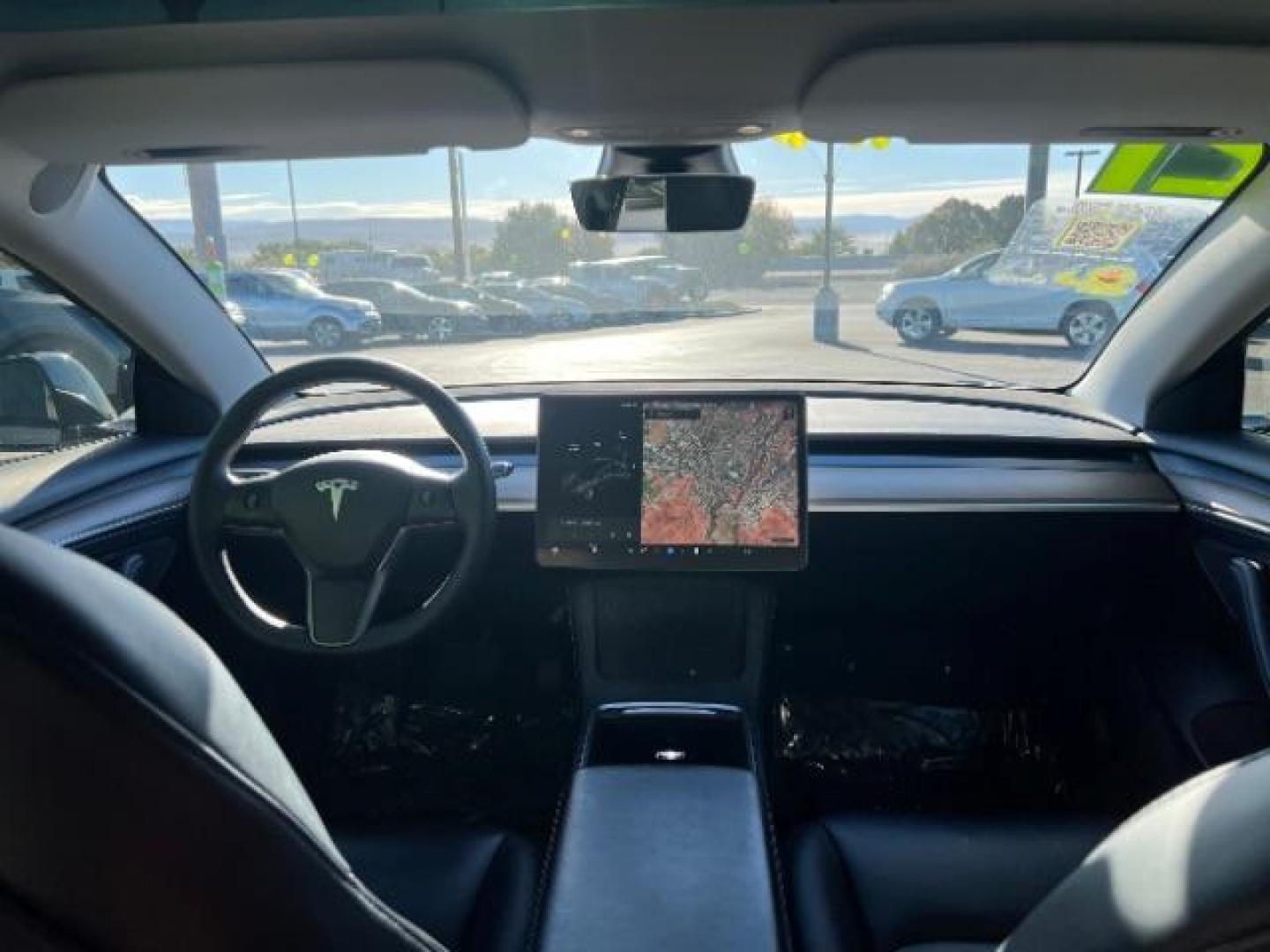 2021 Midnight Silver Metallic /All Black Tesla Model 3 Long Range (5YJ3E1EB4MF) with an ELECTRIC engine, 1-Speed Automatic transmission, located at 1865 East Red Hills Pkwy, St. George, 84770, (435) 628-0023, 37.120850, -113.543640 - Photo#22