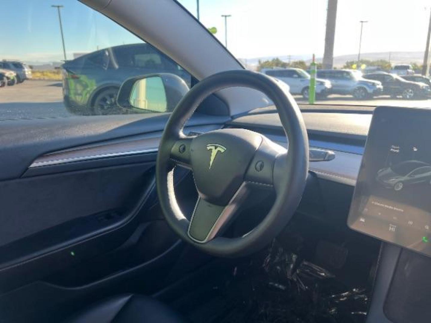2021 Midnight Silver Metallic /All Black Tesla Model 3 Long Range (5YJ3E1EB4MF) with an ELECTRIC engine, 1-Speed Automatic transmission, located at 1865 East Red Hills Pkwy, St. George, 84770, (435) 628-0023, 37.120850, -113.543640 - Photo#28