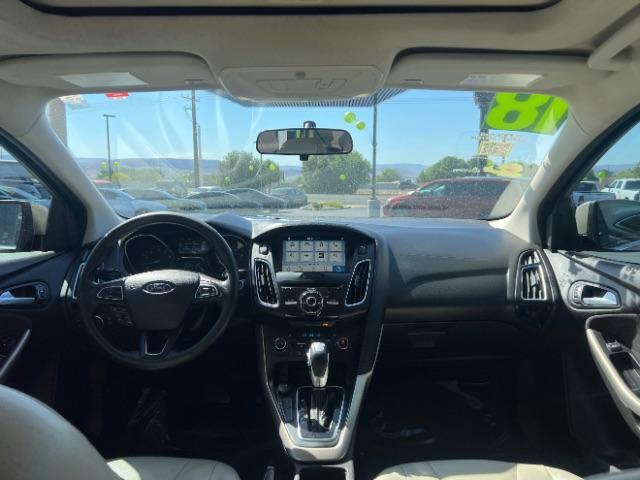 2018 White Gold Metallic /Medium Soft Ceramic, leather Ford Focus Titanium Sedan (1FADP3J27JL) with an 2.0L L4 DOHC 16V engine, 6-Speed Automatic transmission, located at 1865 East Red Hills Pkwy, St. George, 84770, (435) 628-0023, 37.120850, -113.543640 - We specialize in helping ALL people get the best financing available. No matter your credit score, good, bad or none we can get you an amazing rate. Had a bankruptcy, divorce, or repossessions? We give you the green light to get your credit back on the road. Low down and affordable payments that fit- Photo#23