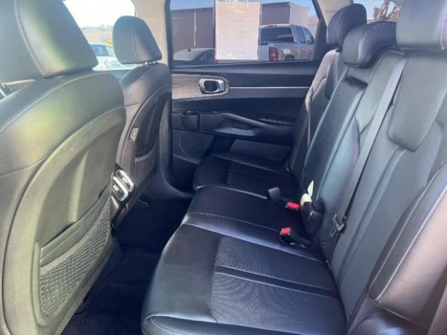 2022 Black /Black Leather Interior Kia Sorento X-Line S AWD (5XYRLDLC5NG) with an 4 CYL engine, AUTOMATIC transmission, located at 1865 East Red Hills Pkwy, St. George, 84770, (435) 628-0023, 37.120850, -113.543640 - 2022 Kia Sorento X-Line S AWD in excellent condition. Equipped with a 2.5L 4-cylinder engine for strong performance and fuel efficiency, all-wheel drive for confident handling, and the rugged X-Line trim with premium upgrades. Spacious 3-row seating comfortably fits up to 7 passengers. Features mode - Photo#24