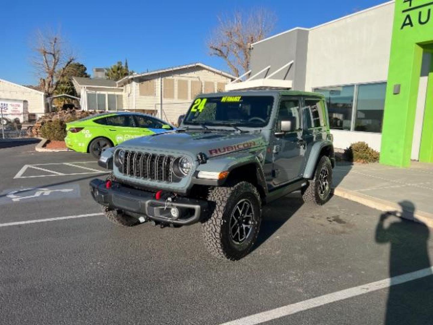 2024 Anvil Clear Coat /Black Jeep Wrangler Rubicon (1C4PJXCG6RW) with an 3.6L V6 DOHC 24V engine, Automatic transmission, located at 1865 East Red Hills Pkwy, St. George, 84770, (435) 628-0023, 37.120850, -113.543640 - Photo#2