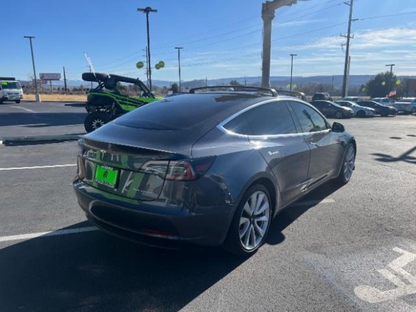 2018 Gray /Black Tesla Model 3 Long Range (5YJ3E1EB8JF) with an Electric engine, 1 Speed-Automatic transmission, located at 1865 East Red Hills Pkwy, St. George, 84770, (435) 628-0023, 37.120850, -113.543640 - COMING SOON! ****Price includes $4k IRS EV REBATE**** We are setup with IRS to file the rebate directly and take credit off the price of car. Check with IRS EV website to be sure you qualify. Trump has threatened to end rebate so ACT FAST! Long Range AWD in excellent condition. Upgraded computer r - Photo#8