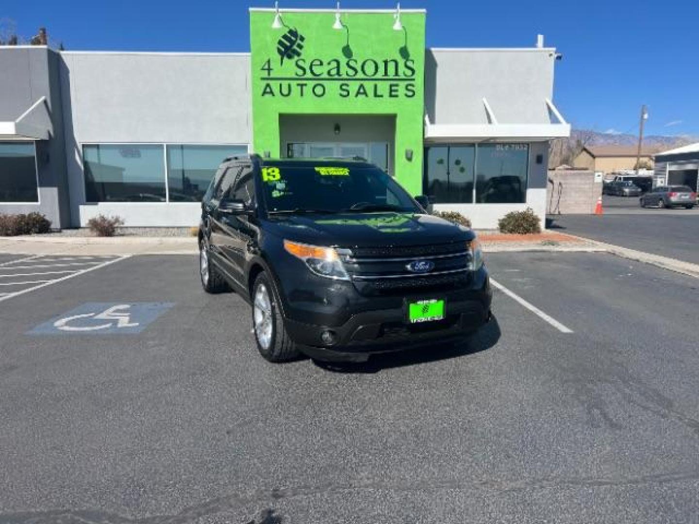 2013 Tuxedo Black Metallic /Charcoal Black Perforated Leather Interior Ford Explorer Limited FWD (1FM5K7F89DG) with an 3.5L V6 DOHC 24V engine, 6-Speed Automatic transmission, located at 1865 East Red Hills Pkwy, St. George, 84770, (435) 628-0023, 37.120850, -113.543640 - We specialize in helping ALL people get the best financing available. No matter your credit score, good, bad or none we can get you an amazing rate. Had a bankruptcy, divorce, or repossessions? We give you the green light to get your credit back on the road. Low down and affordable payments that fit - Photo#0