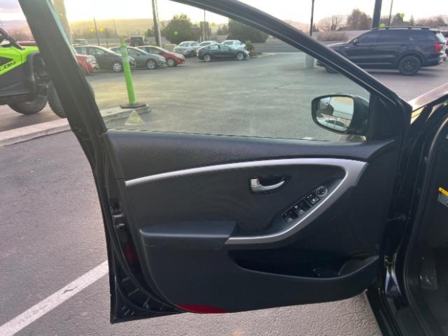 2016 BLACK /Charcoal, cloth Hyundai Elantra A/T (KMHD35LH3GU) with an 2.0L L4 16V DOHC engine, 6-Speed Automatic transmission, located at 940 North Main Street, Cedar City, UT, 84720, (435) 628-0023, 37.692936, -113.061897 - We specialize in helping ALL people get the best financing available. No matter your credit score, good, bad or none we can get you an amazing rate. Had a bankruptcy, divorce, or repossessions? We give you the green light to get your credit back on the road. Low down and affordable payments that fit - Photo#12